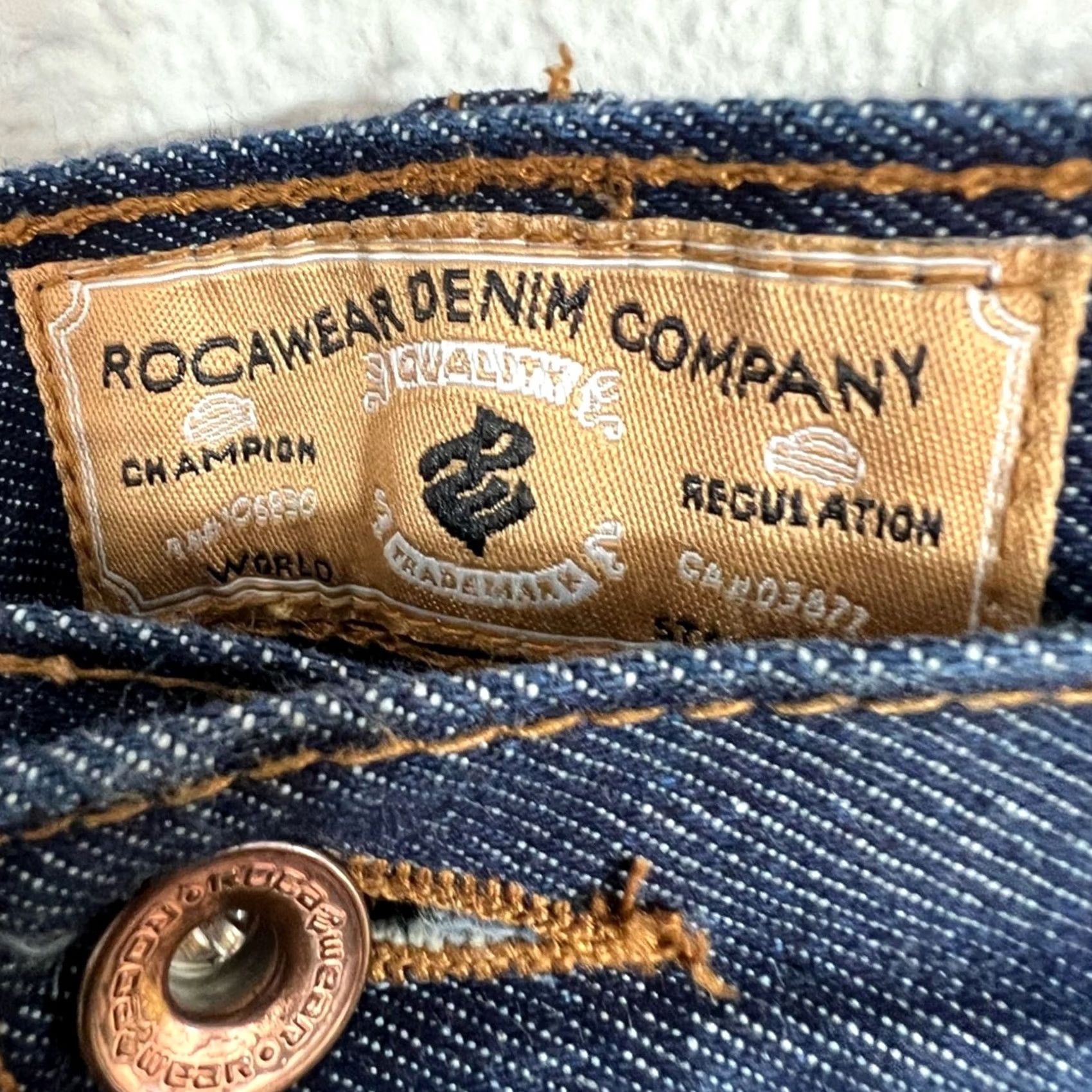 Rocawear Rocawear Men's Jeans 40 x 32 Blue Denim J-9914 Champion Regulation CLEAN Size US 40 / EU 56 - 4 Thumbnail
