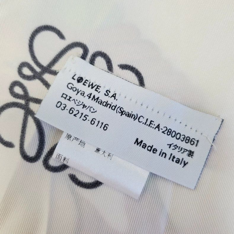 Other LOEWE 90*90100% mulberry silk scarf Size ONE SIZE - 4 Thumbnail