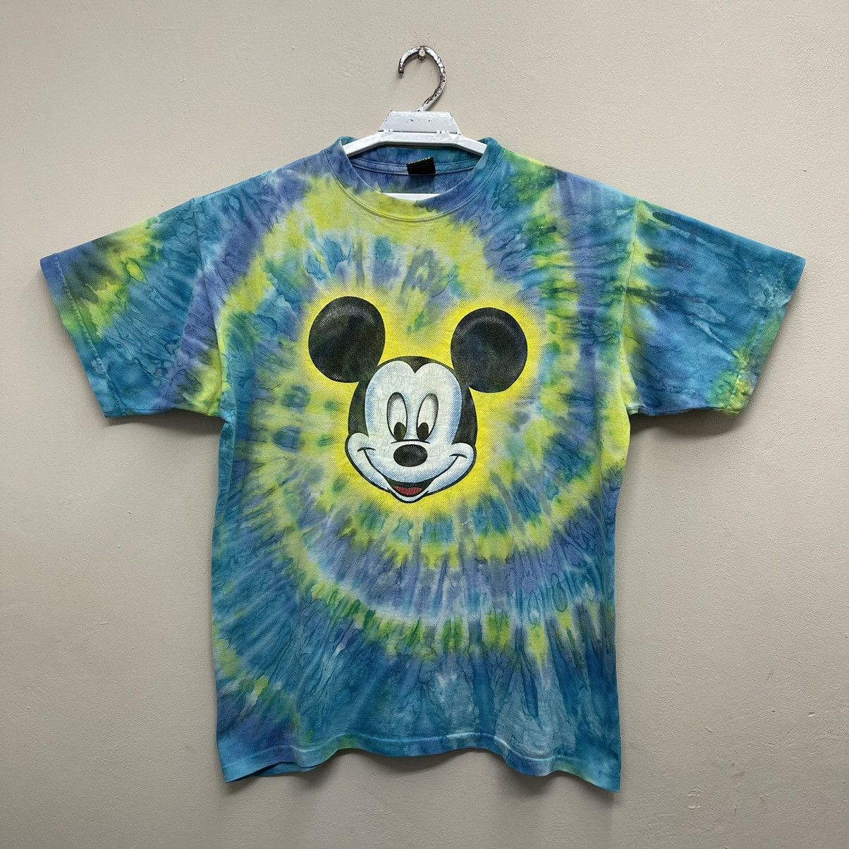 Mickey Mouse × Mickey Unlimited × Vintage vintage 90s Mickey Mouse Mickey Unlimited Disney Big Face Size US XL / EU 56 / 4 - 1 Thumbnail