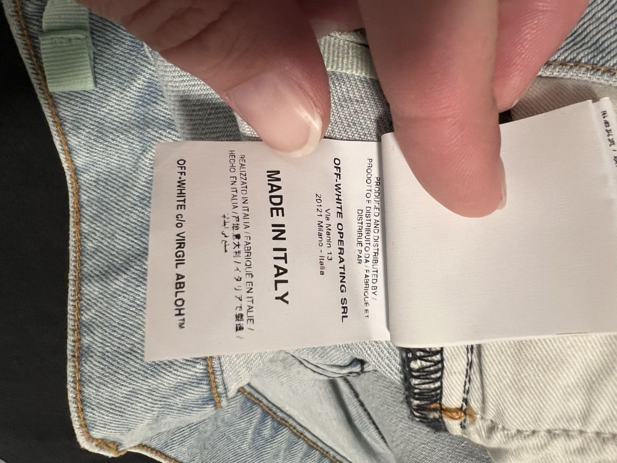 Off-White OFF-WHITE DENIM PANTS Size US 36 / EU 52 - 12 Thumbnail