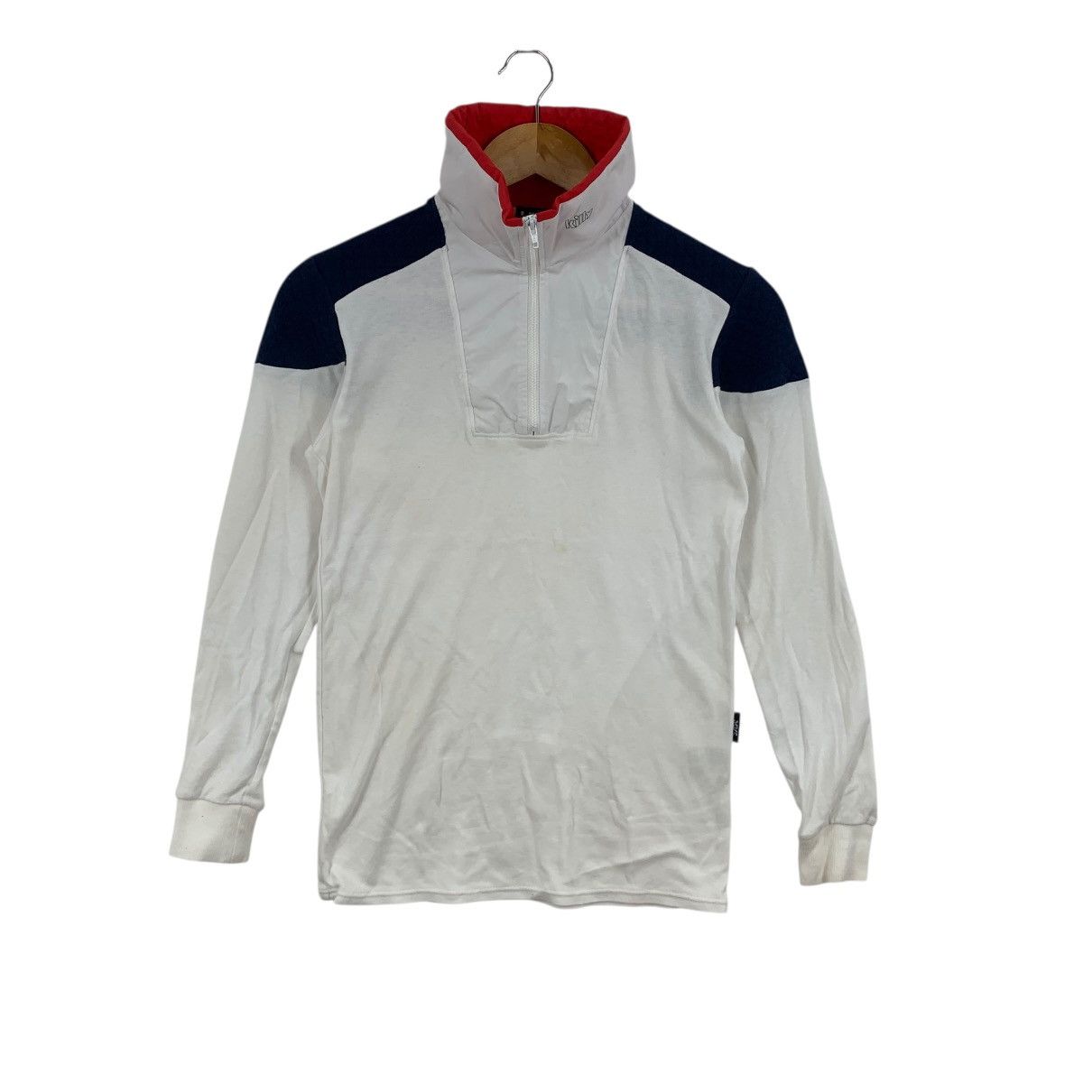 Asics Vintage 90s ASICS KILLY JAPAN Half Zipper Sweater Tee Shirt Size XXS / US 00 / IT 34 - 4 Thumbnail