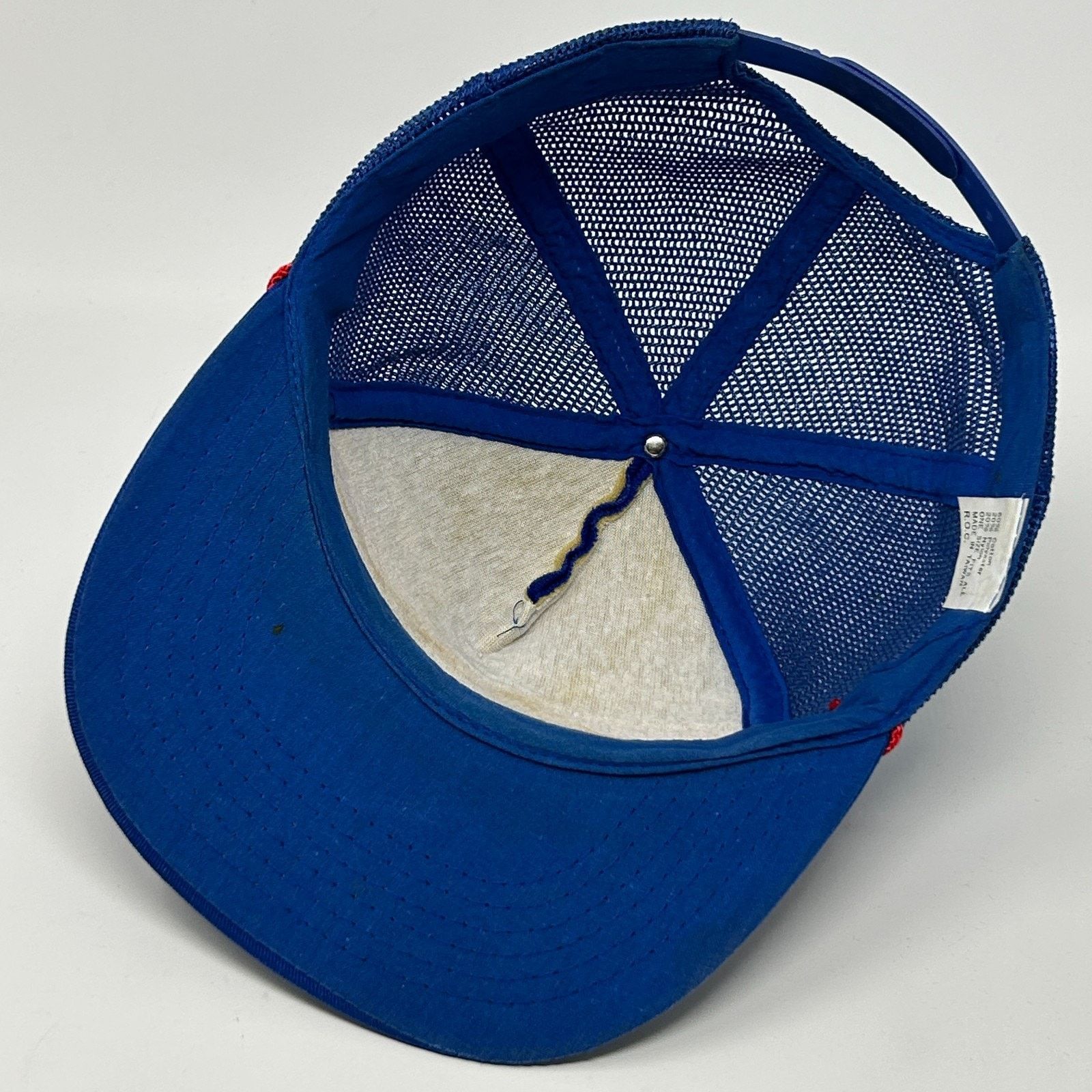 Vintage Vintage 80s Washington DC Trucker Hat Baseball Cap USA Blue Size ONE SIZE - 4 Thumbnail