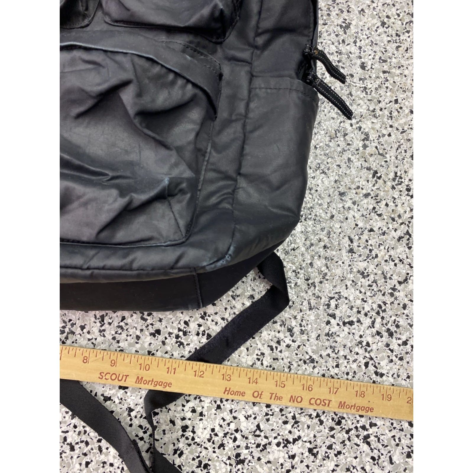 Vintage Timbuk2 Vinyl Laptop Backpack Black Unisex Medium Bag Backpack Travel Carryon Adjustable Straps Padded Nylon Vinyl Water Repellent Size ONE SIZE - 3 Thumbnail