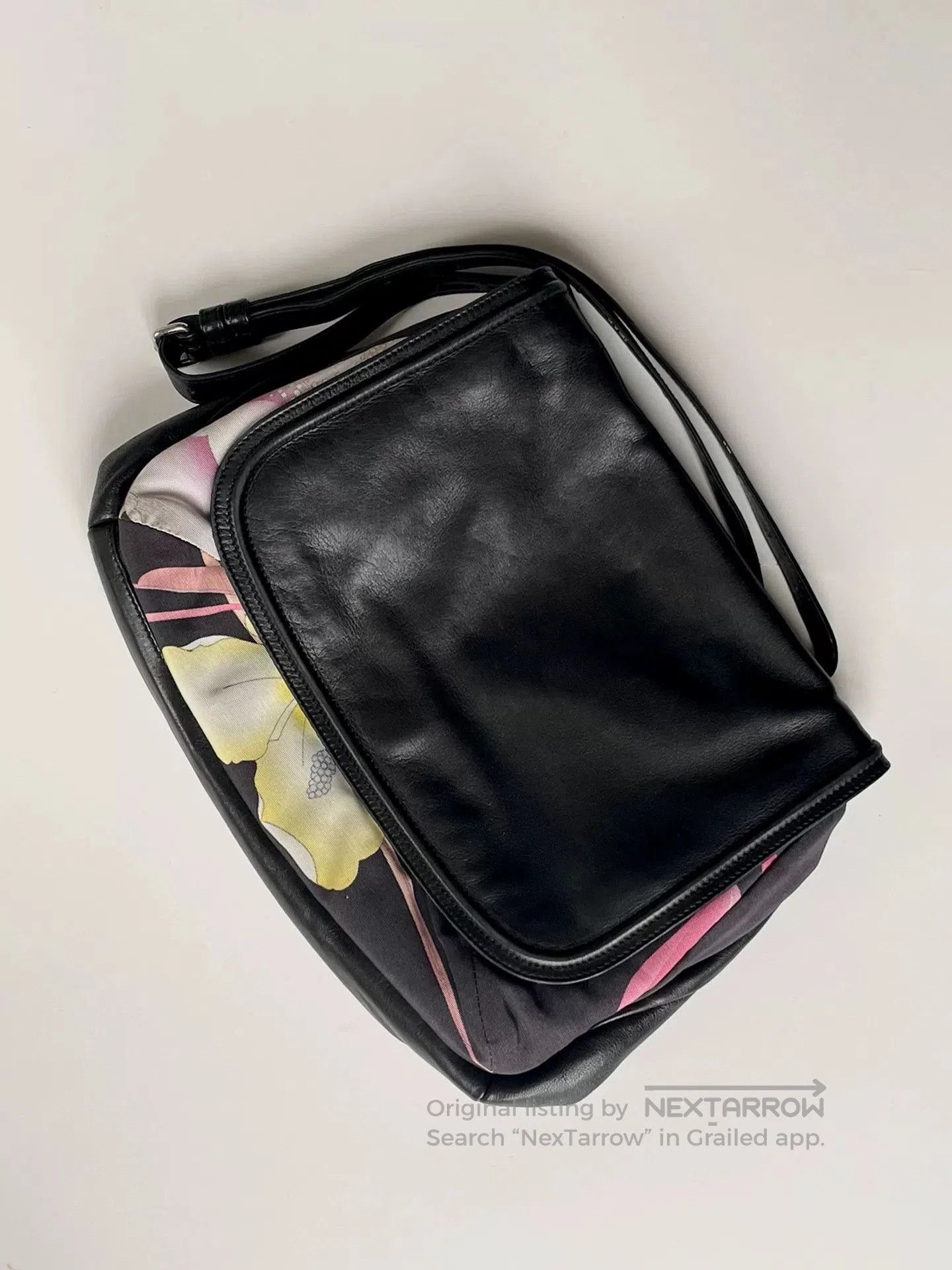 Dries Van Noten drapes van noten floral leather handbag. Size ONE SIZE - 3 Thumbnail