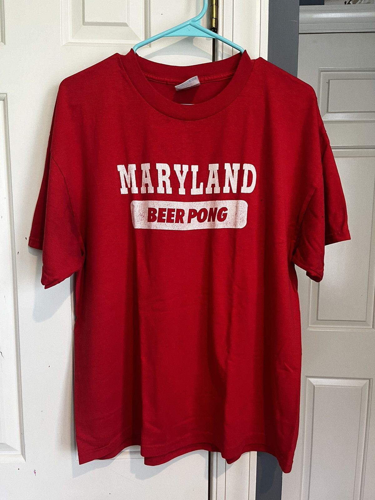 Vintage Maryland Beer Pong Red Tee Large Size US L / EU 52-54 / 3 - 1 Thumbnail