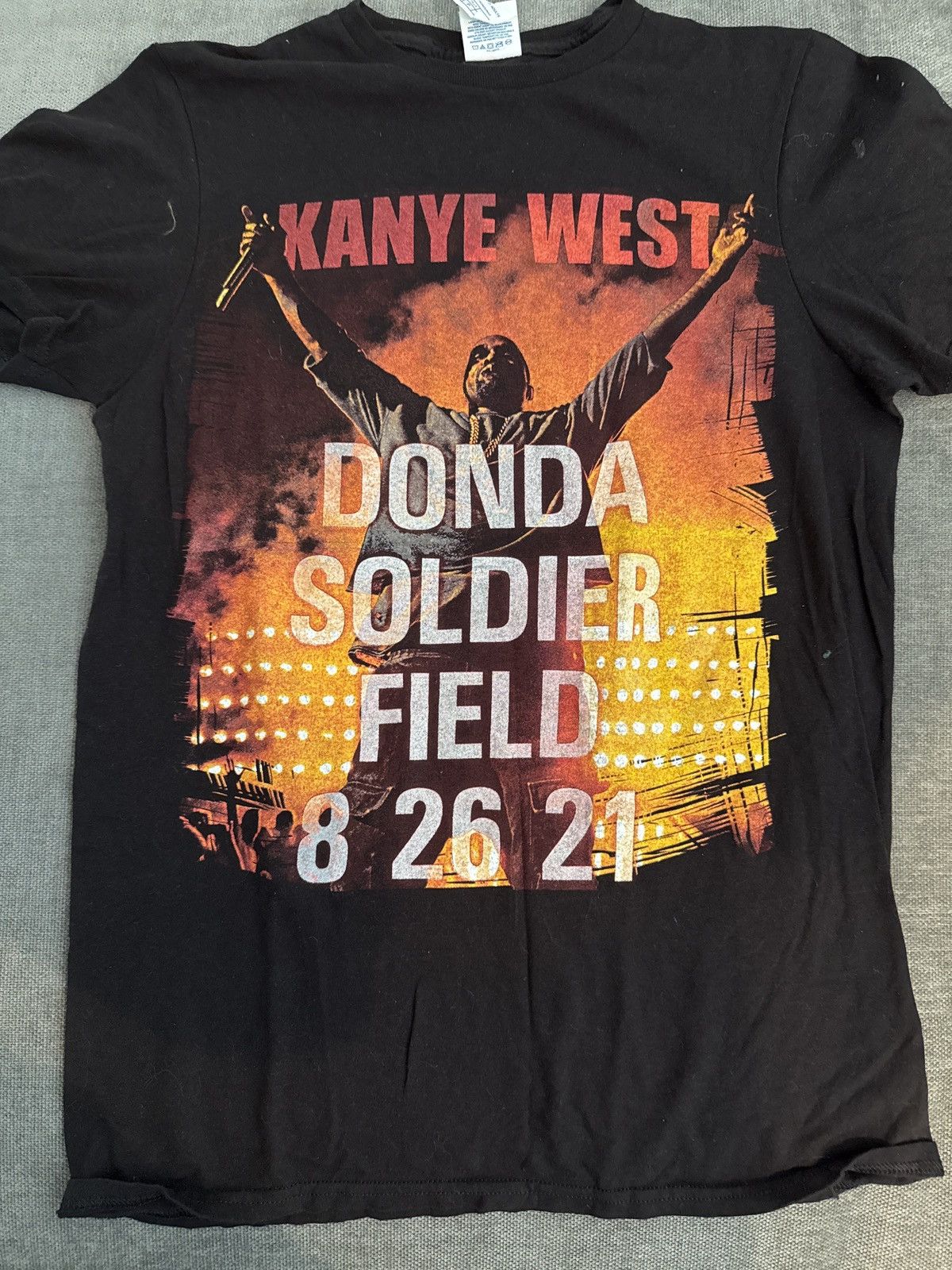 Band Tees Kanye West Donda soldier Field 2021 show concert Chicago Size US S / EU 44-46 / 1 - 1 Thumbnail
