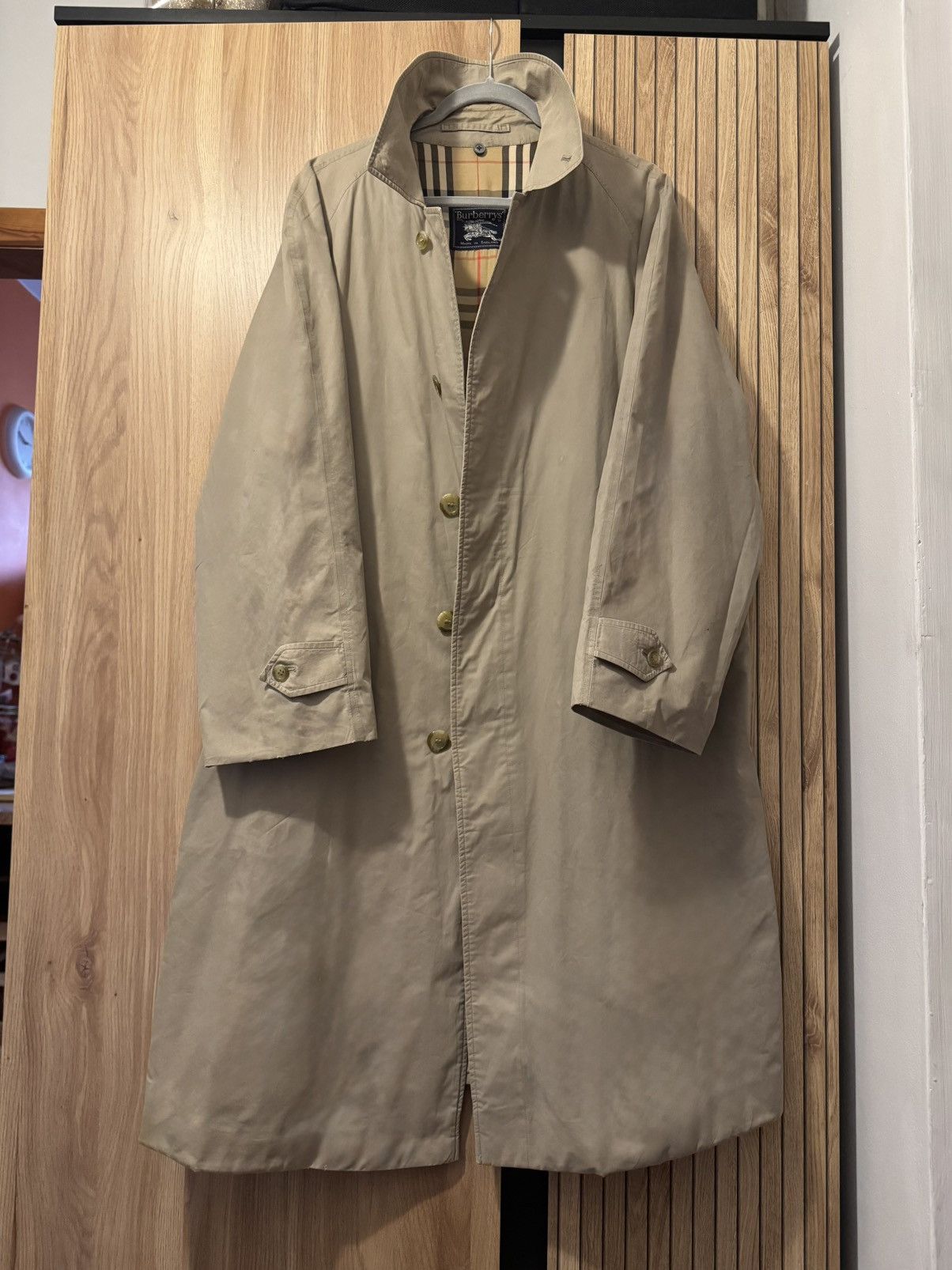 Burberry Vintage Burberrys 100% Cotton Trench Coat Size US XL / EU 56 / 4 - 3 Thumbnail