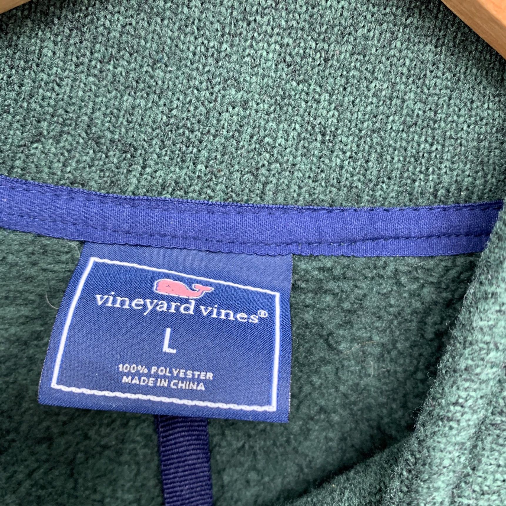 Vineyard Vines Vineyard Vines 1/4 Zip Pullover Sweater Mens Large Green Preppy Casual Size US L / EU 52-54 / 3 - 4 Thumbnail