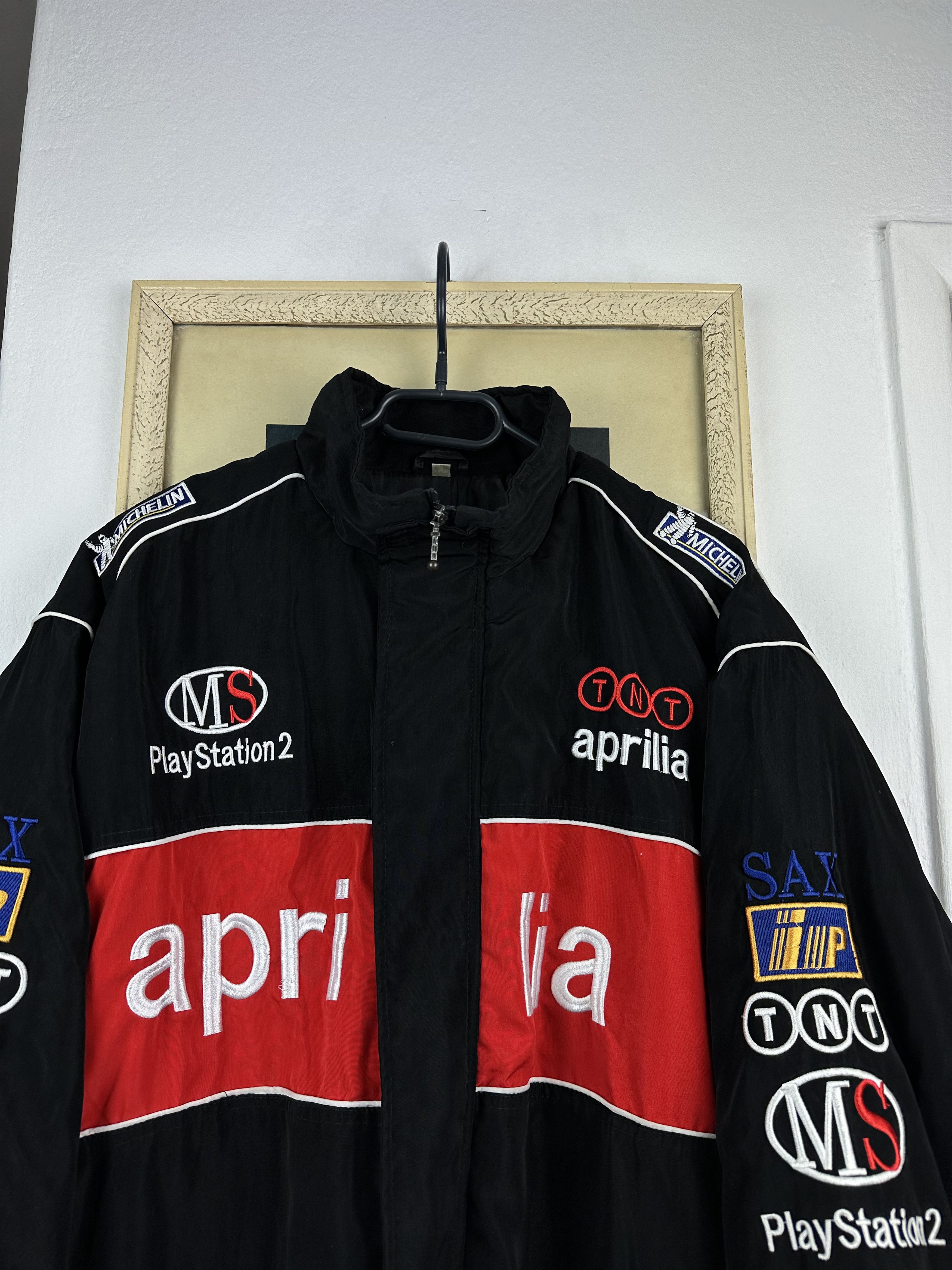 Vintage Vintage Aprilia Racing Jacket Bomber Rare Ferrari Marlboro Size US XL / EU 56 / 4 - 2 Thumbnail