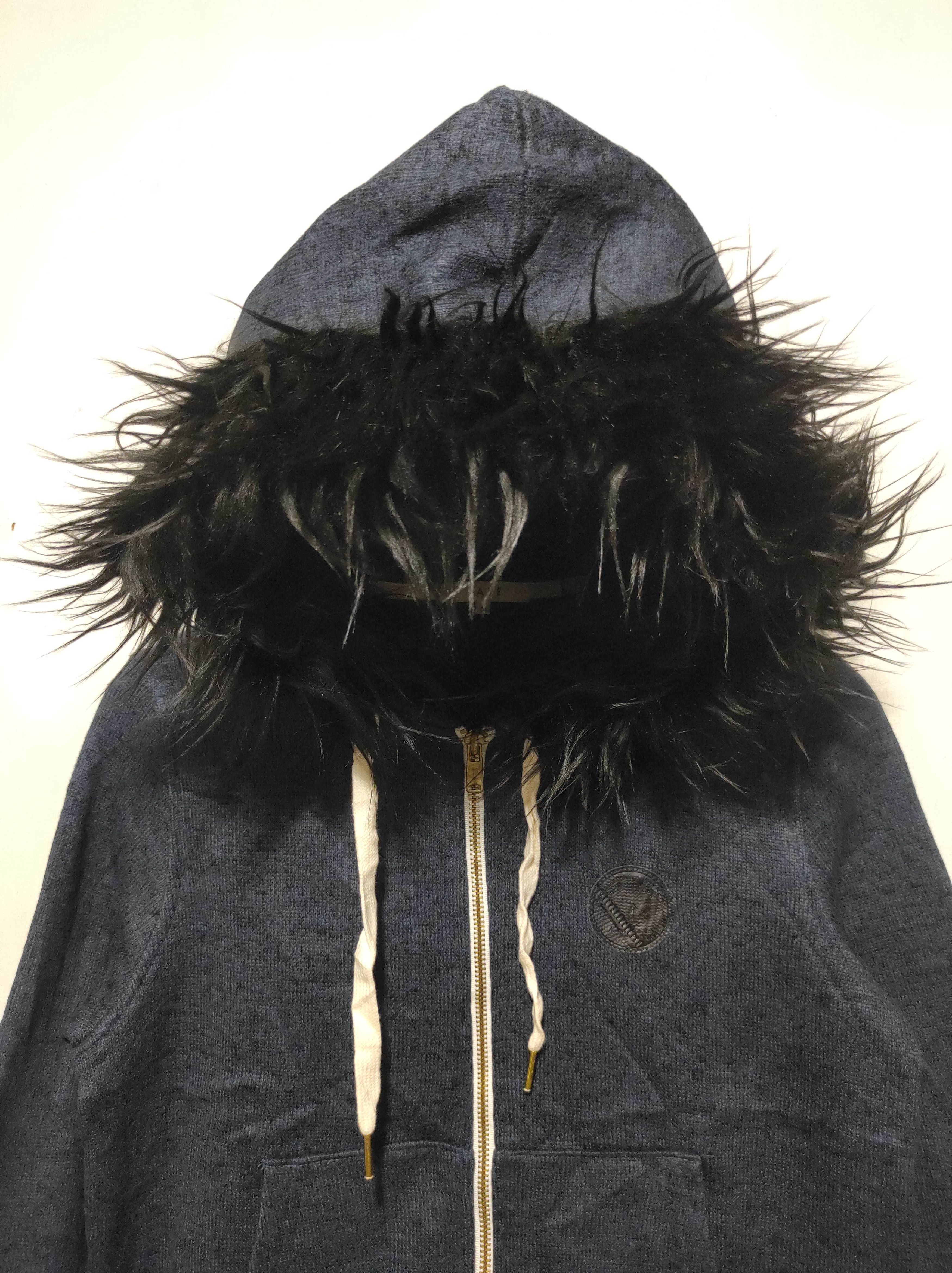Japanese Brand TATE Zip Fur Hoodie LGB IfSixWasNine style Size US S / EU 44-46 / 1 - 3 Thumbnail