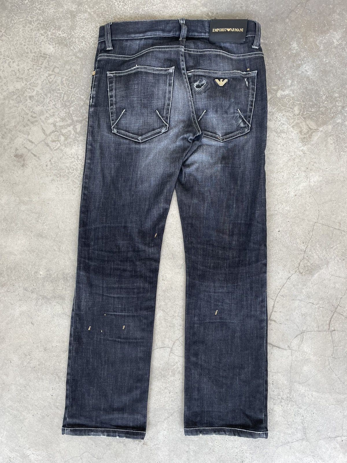 Emporio Armani Emporio Armani Distressed Denim Size US 30 / EU 46 - 5 Thumbnail