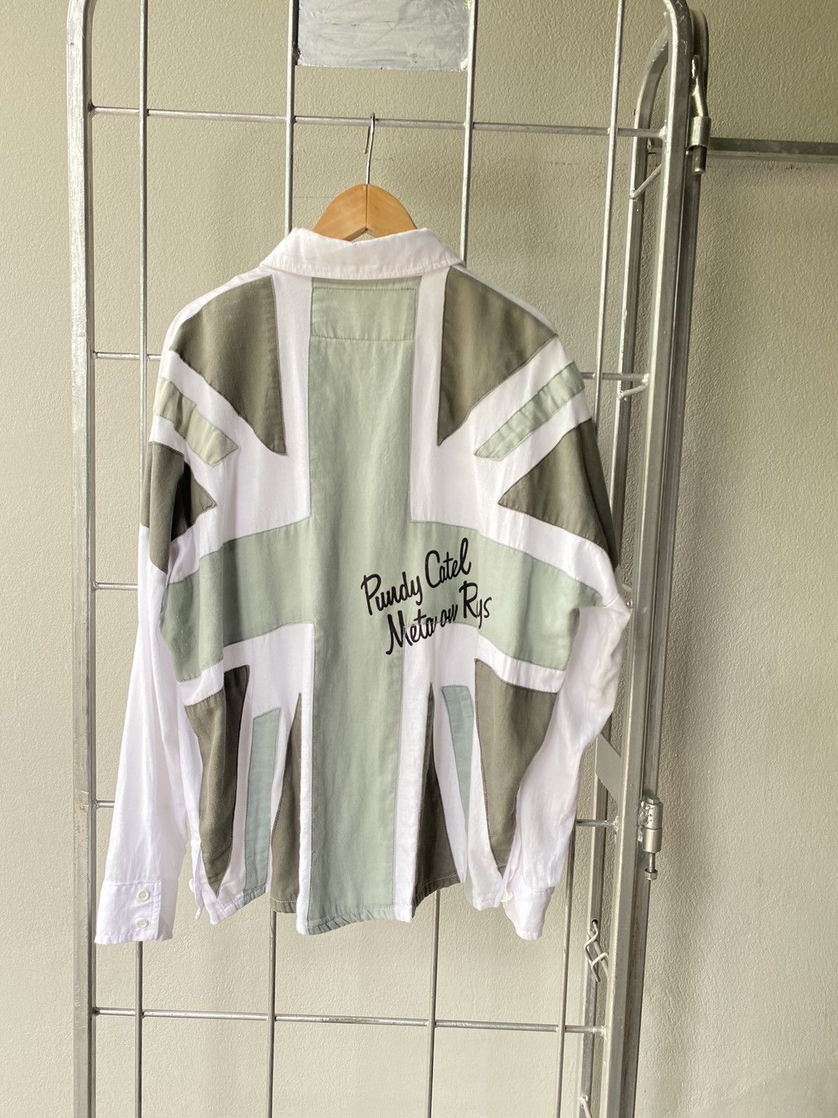 Designer × Japanese Brand Maison Gilfy punk Union Jack patch shirt Size L / US 10 / IT 46 - 11 Thumbnail
