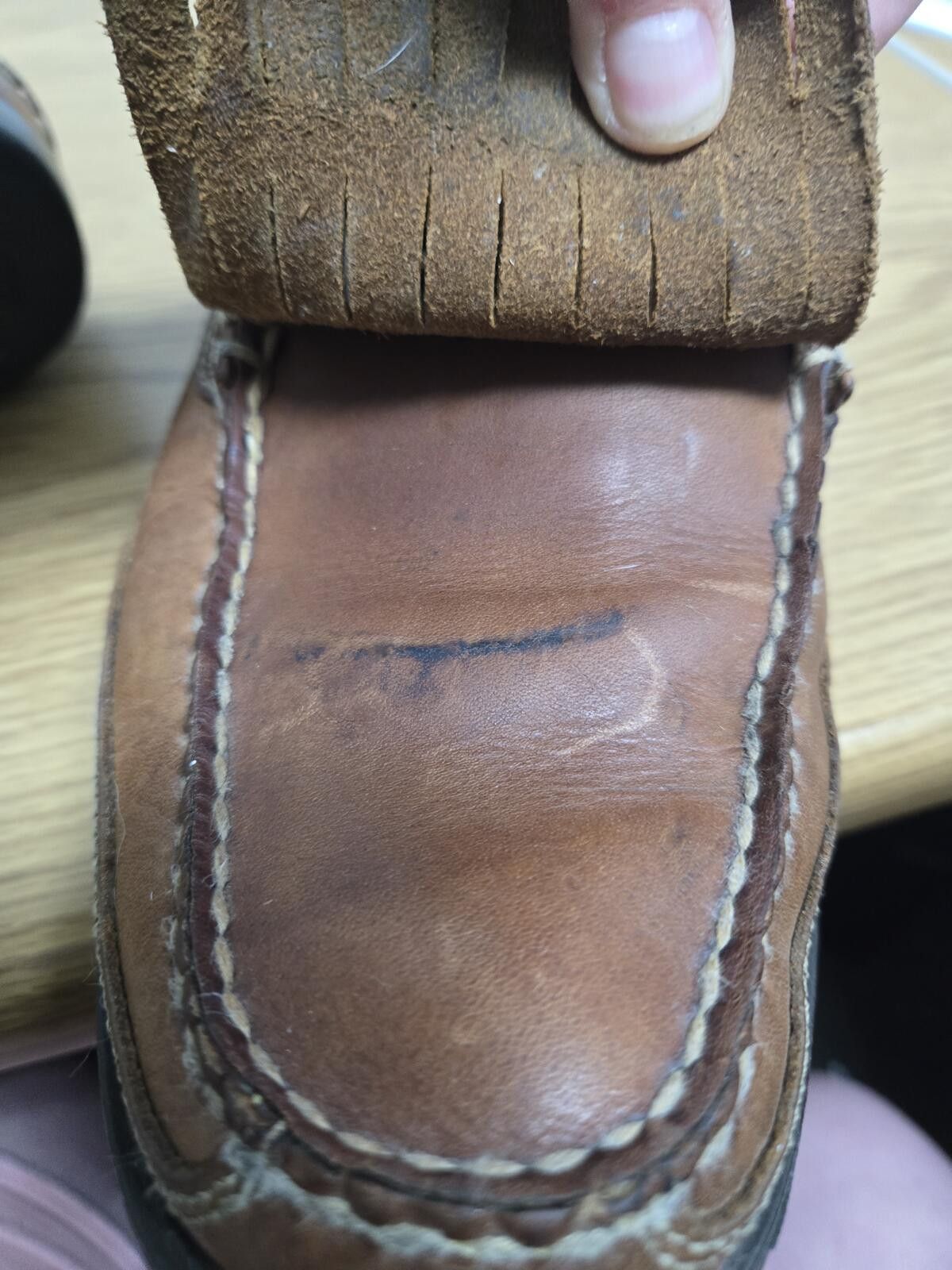 Bass Bass Brown Leather Loafers Kiltie Tassel Sz 9.5M 90s Preppy Size US 9.5 / EU 42-43 - 8 Thumbnail