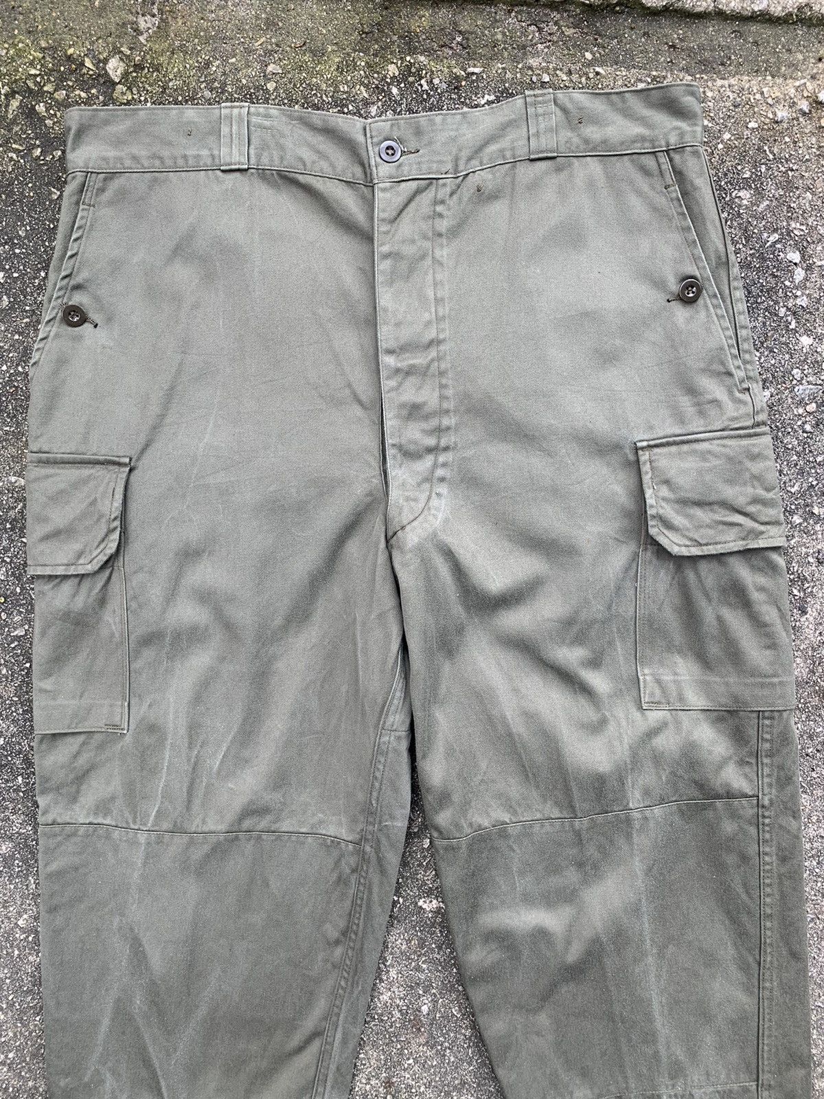 Vintage Rare.. Vintage Distressed French Army Cargo Pants Size US 38 / EU 54 - 9 Thumbnail