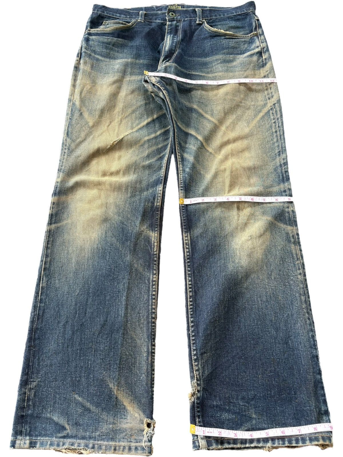 Denime Vintage Japanese Denime Rusty Mud Wash Baggy Jeans Size US 34 / EU 50 - 13 Thumbnail