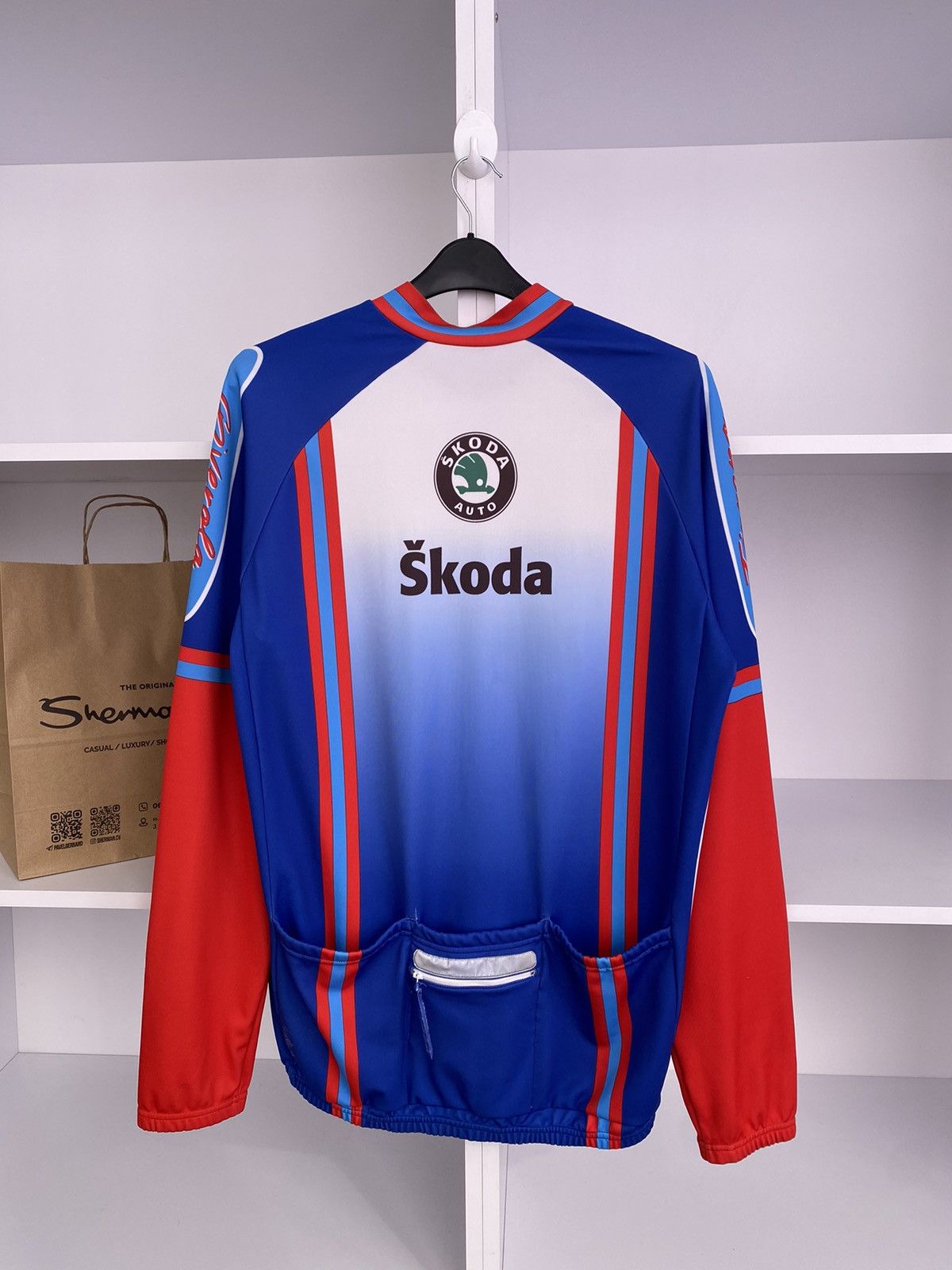 Vintage Vintage Skoda Cycling Jersey Size US XL / EU 56 / 4 - 1 Thumbnail