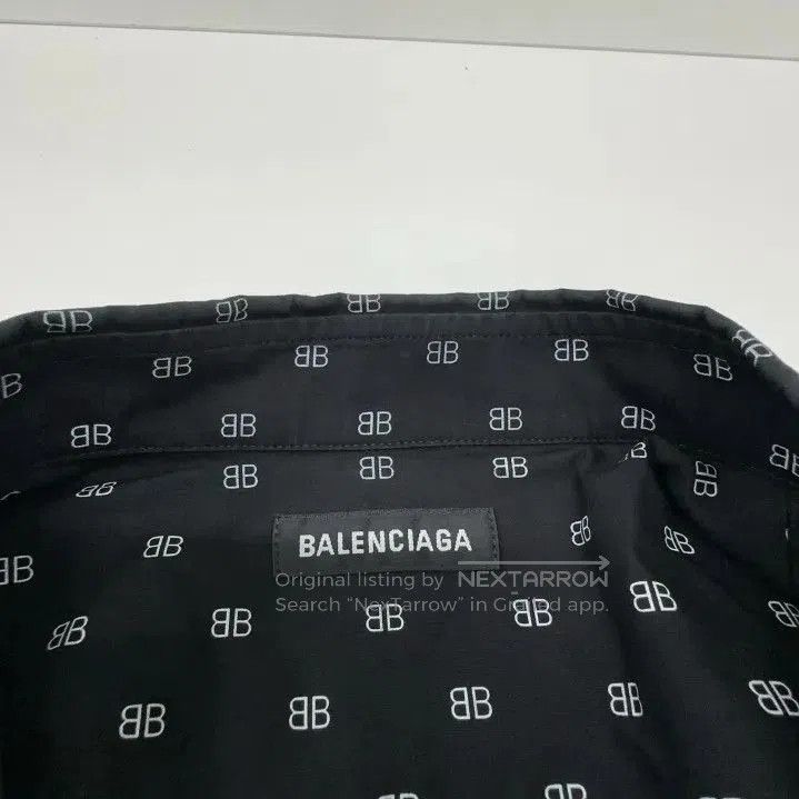 Balenciaga Balenciaga Black Letter Print Long Sleeve Shirt. Size US M / EU 48-50 / 2 - 4 Thumbnail