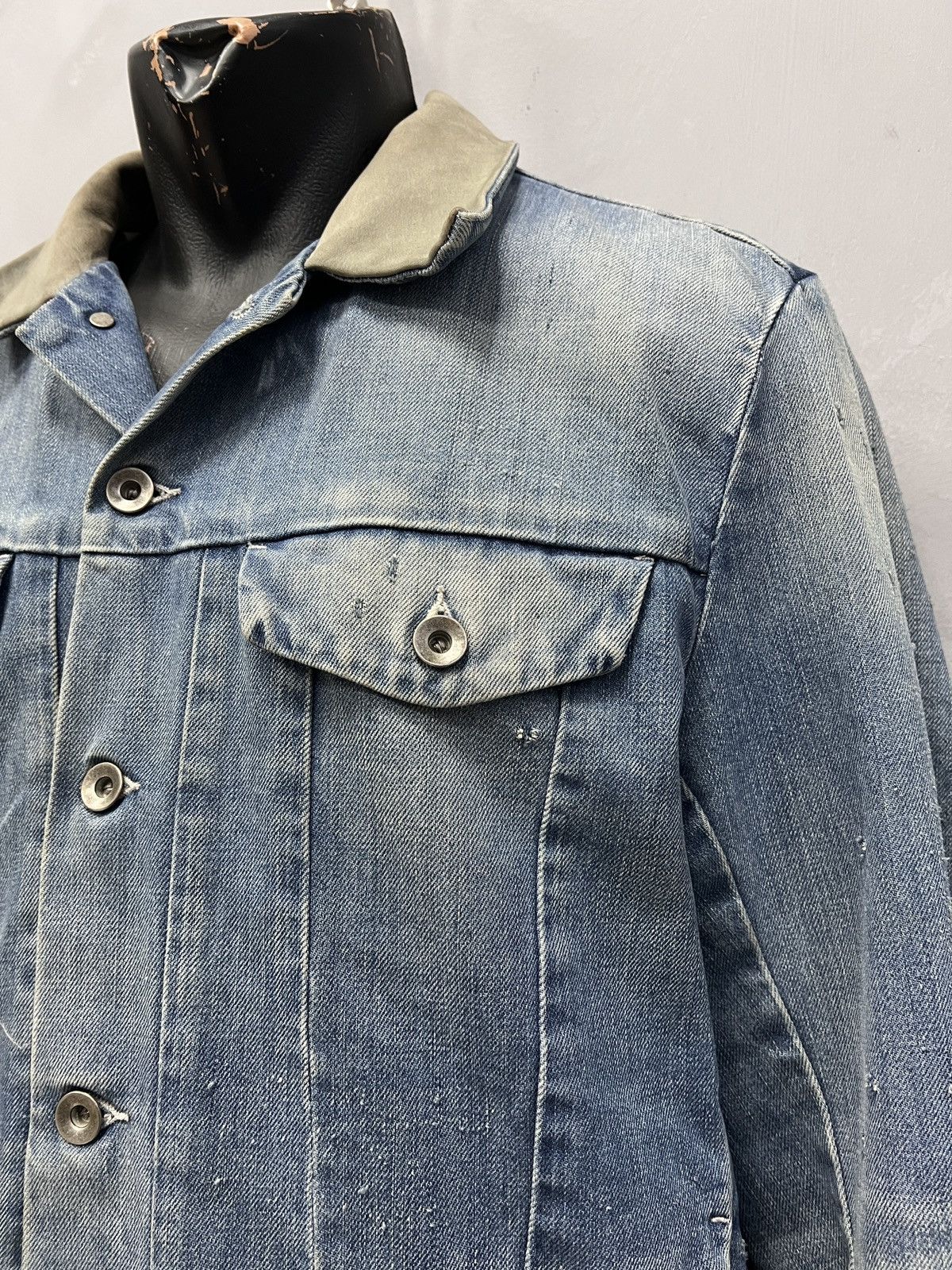 Diesel Diesel washed trucker denim jacket rare distressed y2k Size US M / EU 48-50 / 2 - 3 Thumbnail