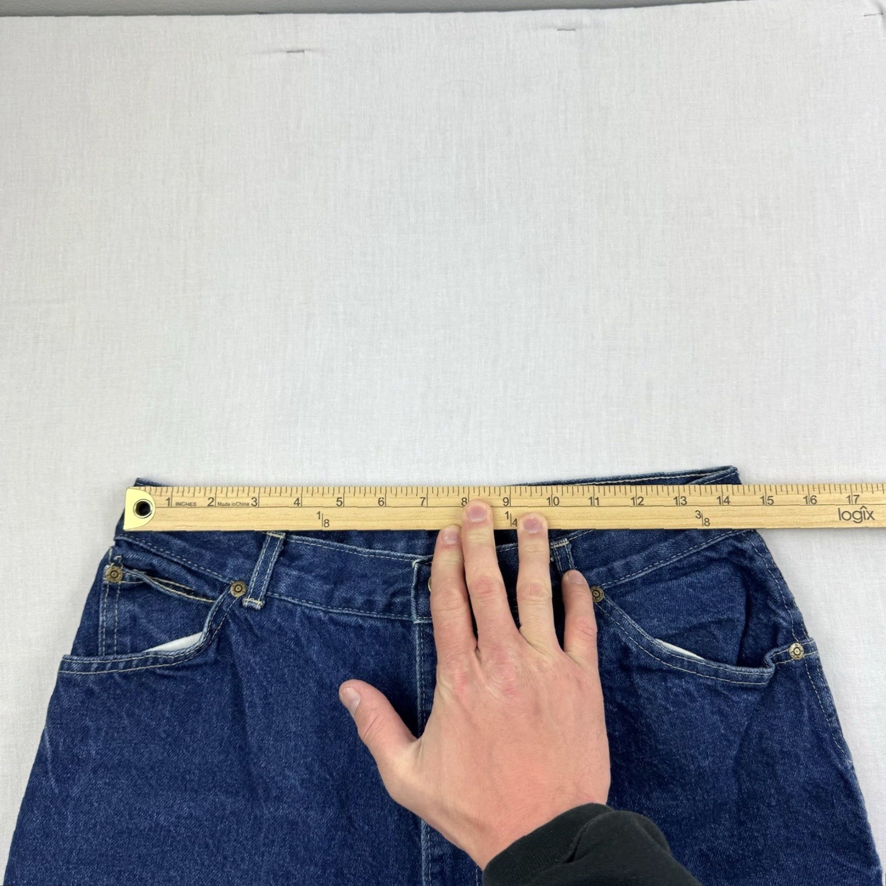 Vintage VINTAGE CHIC Jeans Womens 16 Blue High Waist Mom Jeans Made In USA Y2K Size 38" / US 16 / IT 52 - 6 Thumbnail