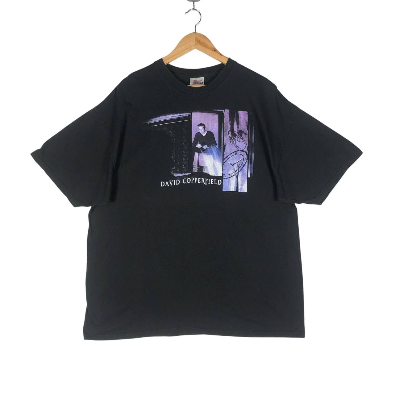 Vintage David Copperfield black Large T-shirt