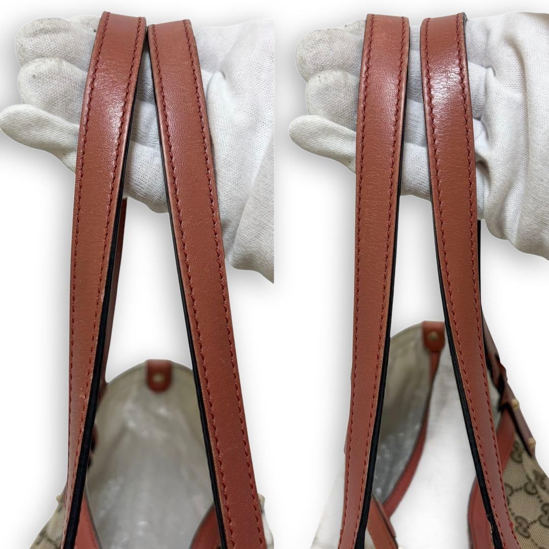 Gucci Gucci - GG Canvas Tote Bag Beige Preloved Size ONE SIZE - 5 Thumbnail