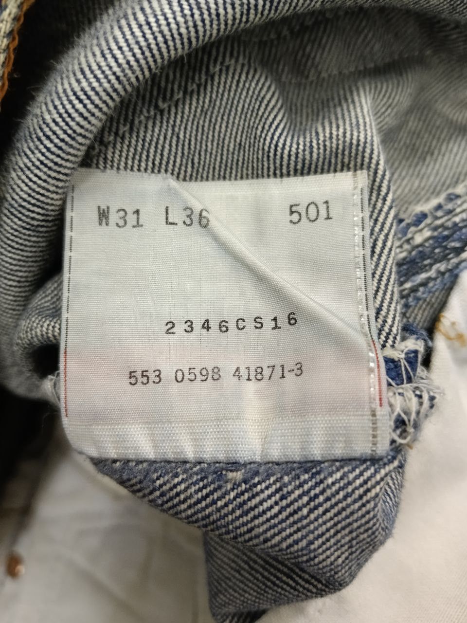 Levi's Vintage Clothing SiCK RUSTY VINTAGE 90s LEVIS 501 Size US 30 / EU 46 - 8 Thumbnail
