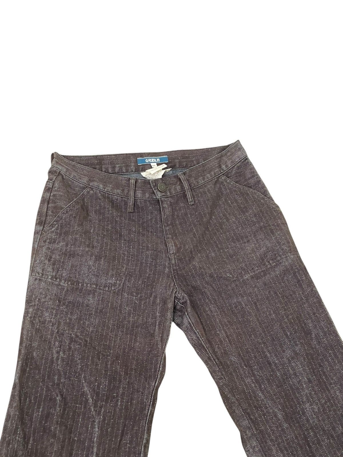 Hysteric Glamour Flare Jeans Carpenter GRZ&M Herringbone Boot Cut 1🟦6 Size US 29 - 8 Thumbnail