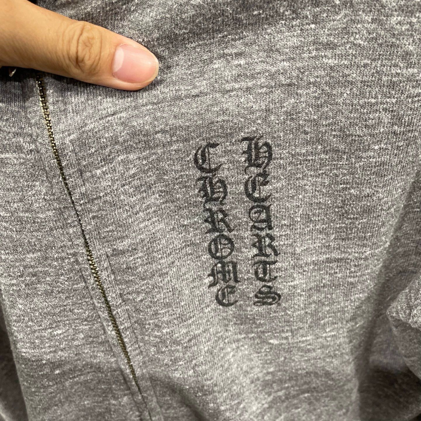 Chrome Hearts CH Gray Meteor Sword Sanskrit Zip Jacket S 99New Size S / US 4 / IT 40 - 4 Thumbnail