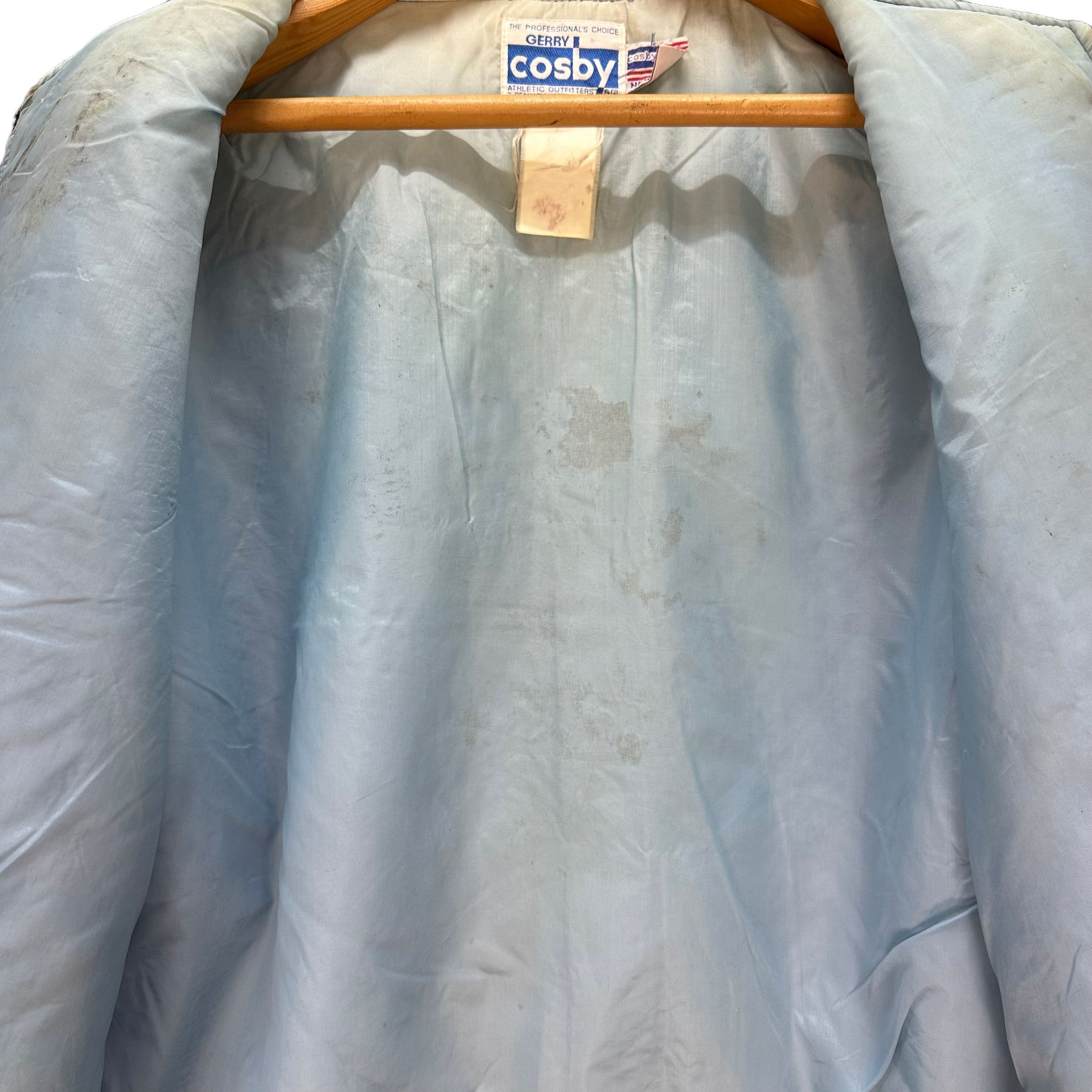 Vintage 80's COSBY MSG BIG LOGO SUN FADED BOMBER JACKET #8745-024 Size US L / EU 52-54 / 3 - 17 Thumbnail