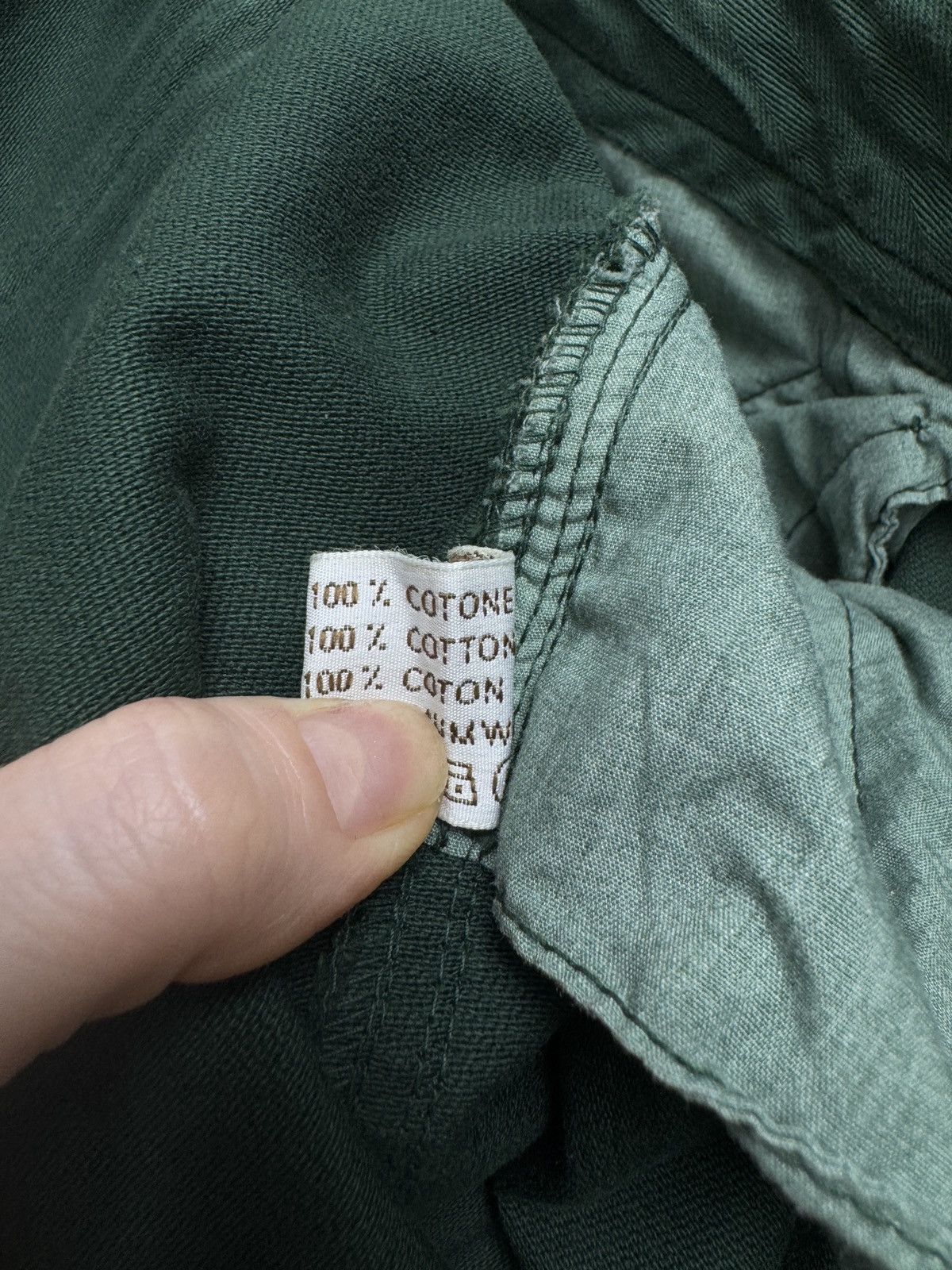 Aspesi Aspesi Blu vintage green cargo utility y2k pants Size 32" / US 10 / IT 46 - 11 Thumbnail