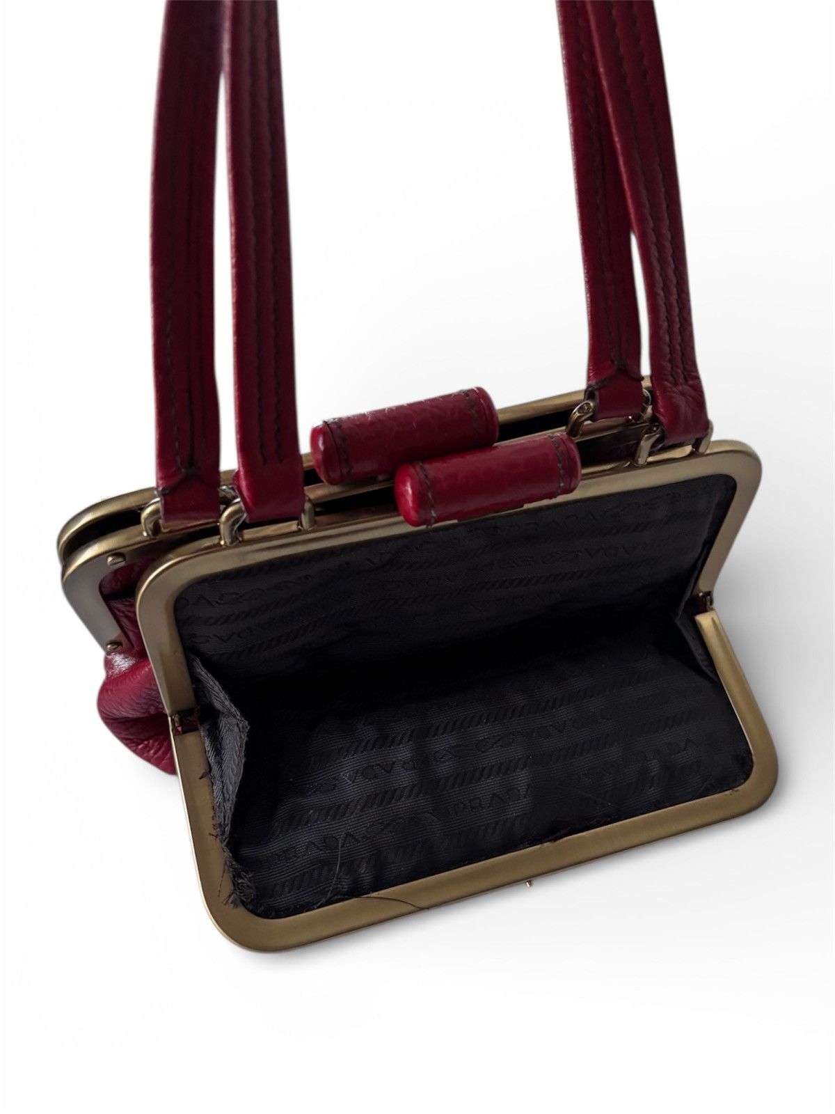 Prada Prada Cerniera Frame leather bag Size ONE SIZE - 8 Thumbnail