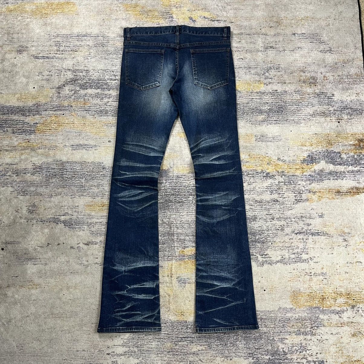 Schlussel Schlussel clawmark spiral wash boot cut jeans dior vibes Size US 30 / EU 46 - 2 Thumbnail