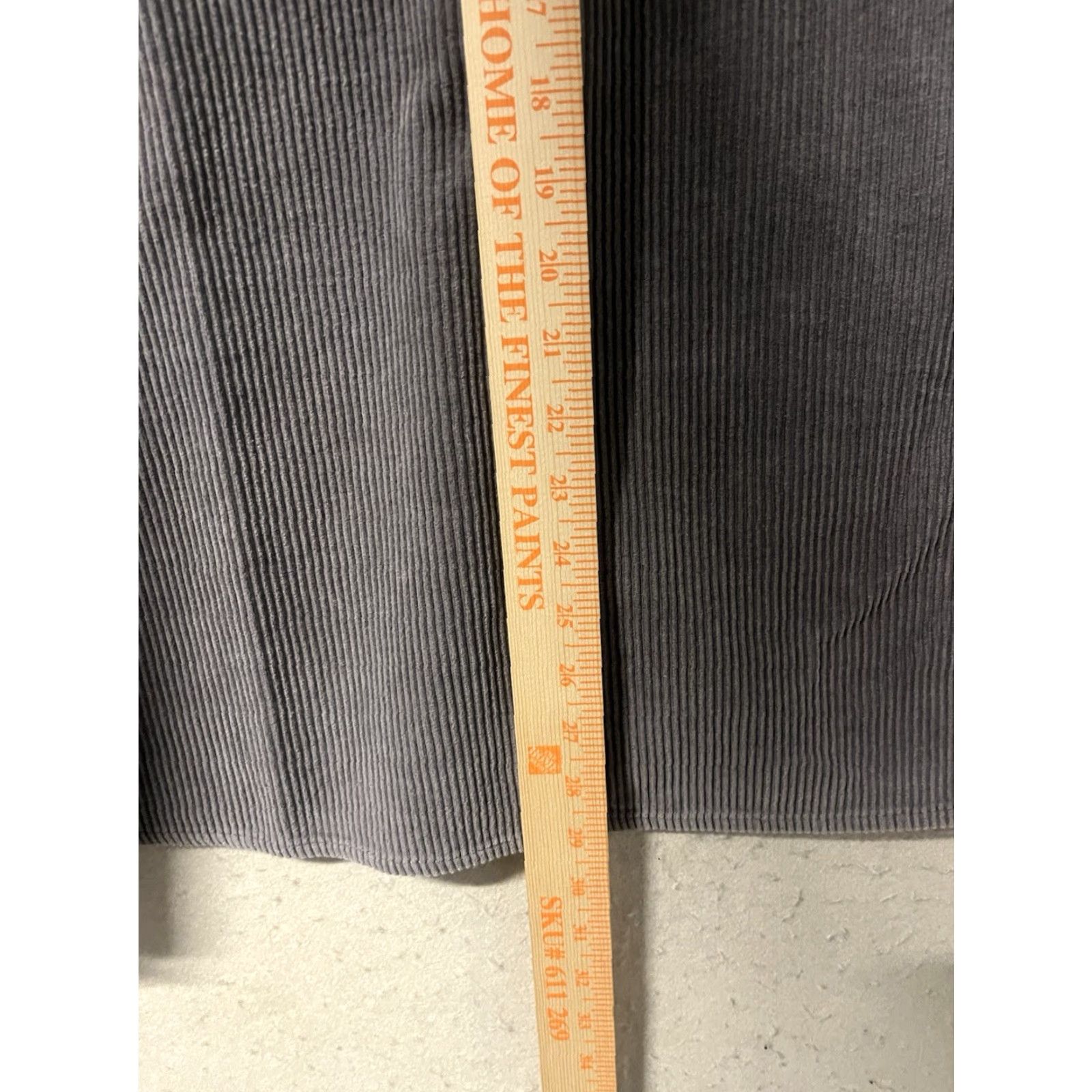 Zara Zara Blazer Women L Gray Corduroy Button Up Oversized Jacket Size L / US 10 / IT 46 - 4 Thumbnail