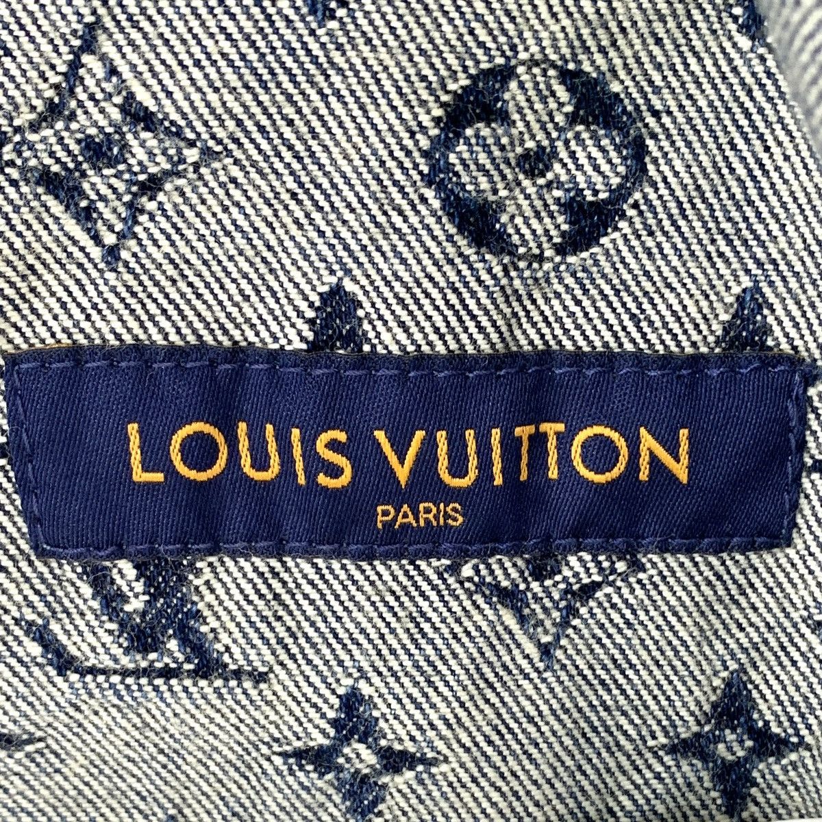 Louis Vuitton Louis Vuitton x Nigo Co-branded Blue Denim Jacket Size XL / US 12-14 / IT 48-50 - 6 Thumbnail