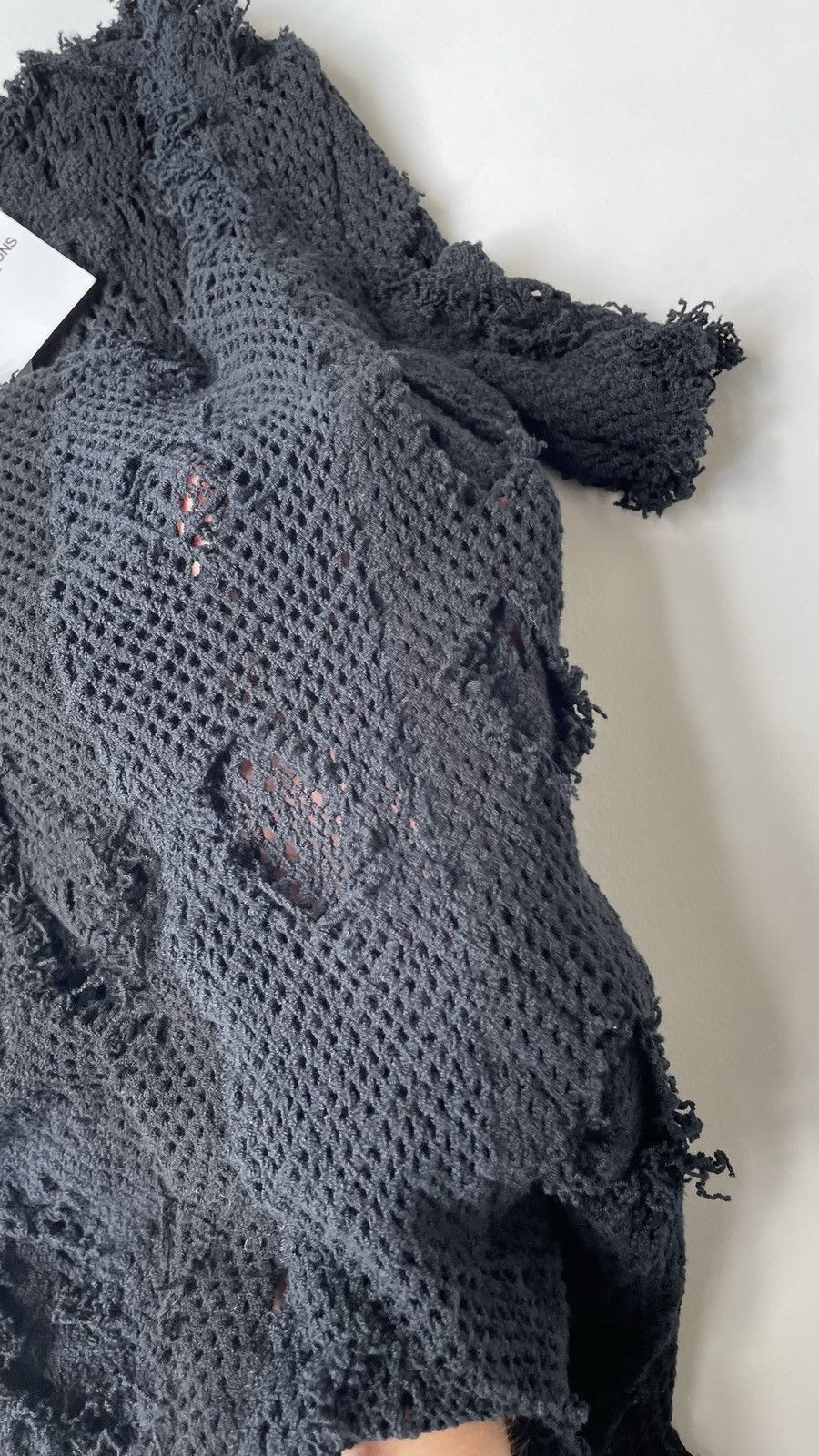 Comme des Garcons A/W 06 Double Layer Distressed Mesh Top Size M / US 6-8 / IT 42-44 - 9 Thumbnail