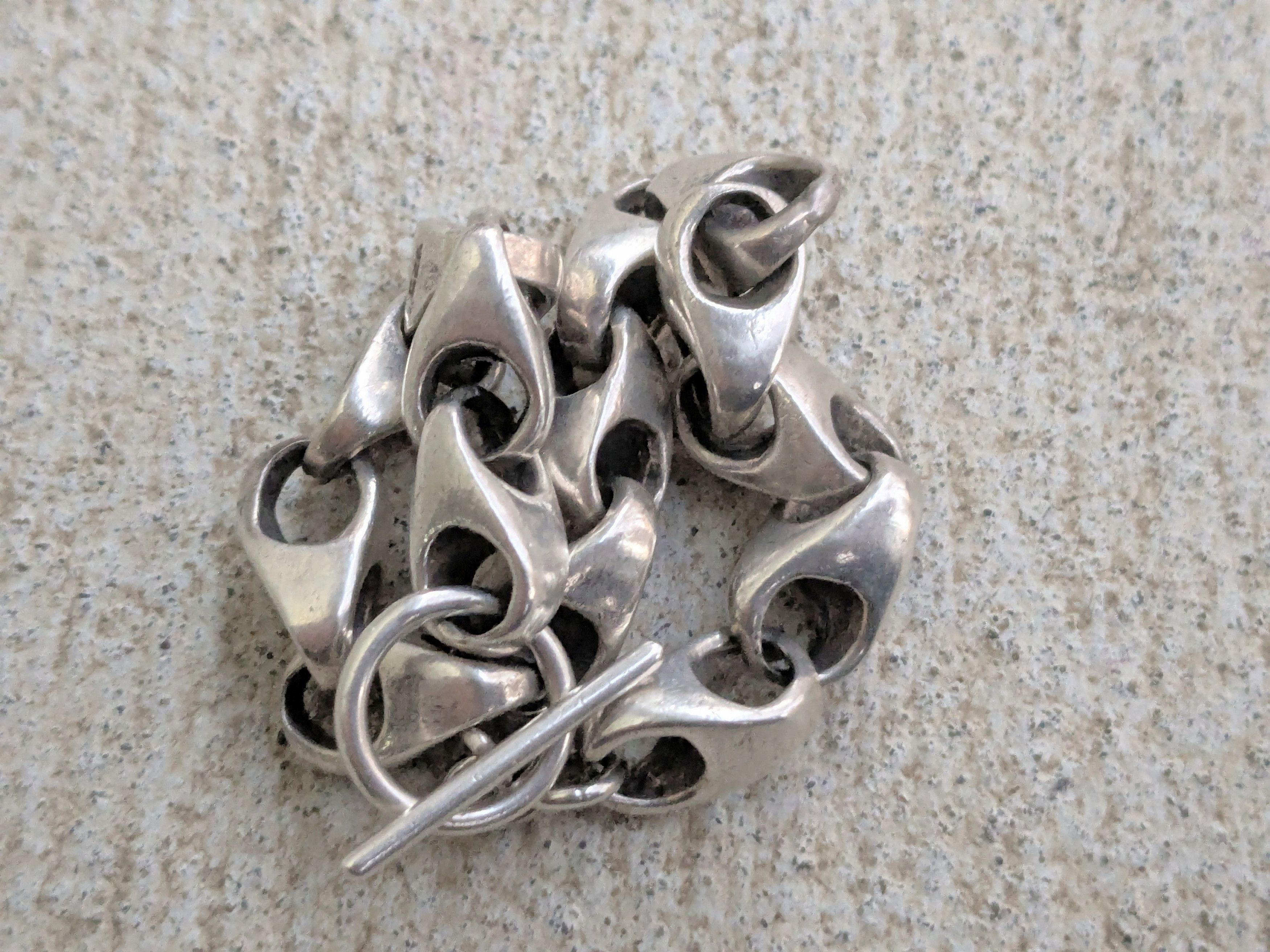 Jewelry × Vintage Vintage Sterling Silver Bracelet Modern Abstract Punk Size ONE SIZE - 9 Thumbnail