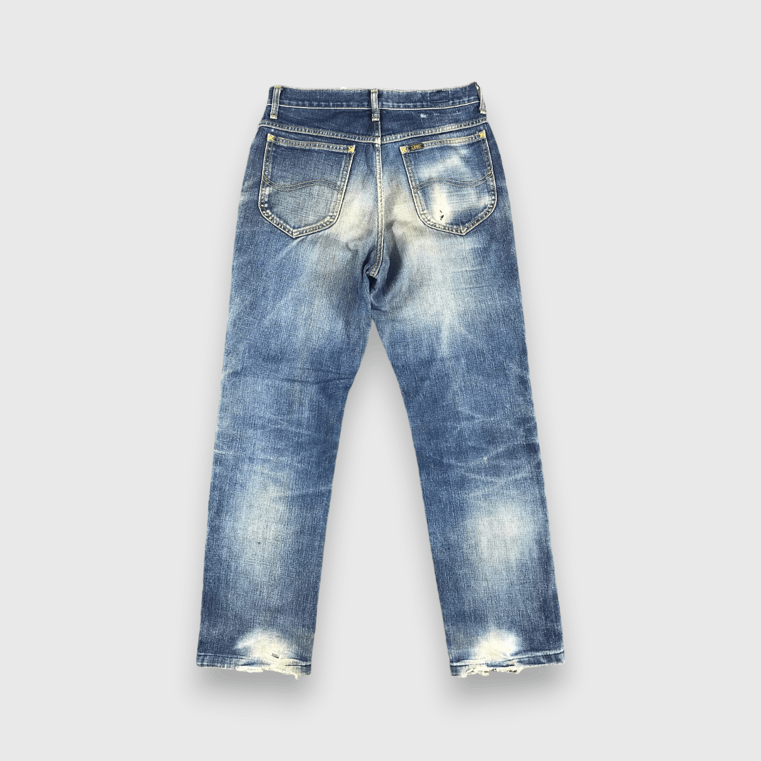 Lee Vintage Blue Wash Lee Jeans-J1846 Size US 30 / EU 46 - 2 Thumbnail