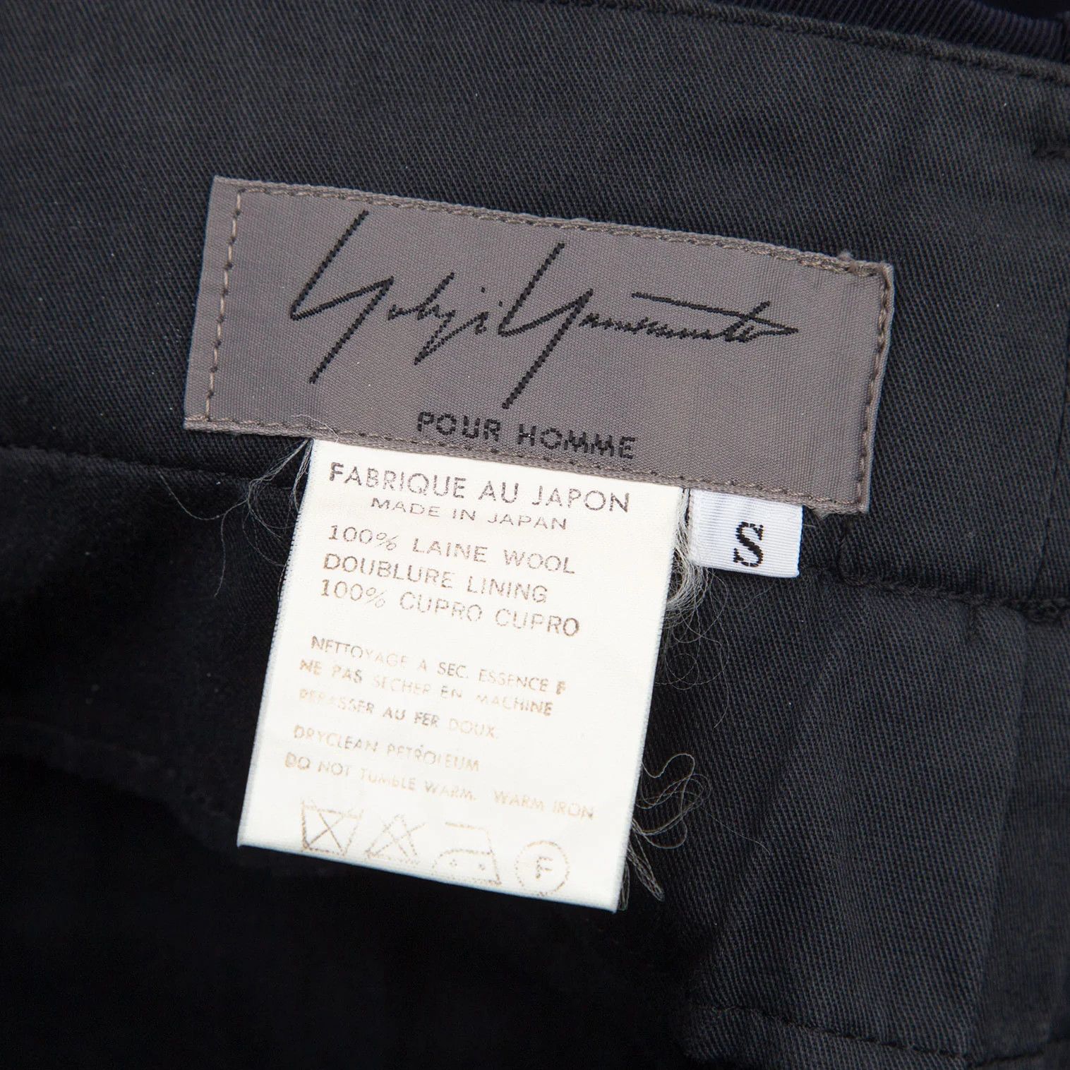 Yohji Yamamoto Yohji Yamamoto Wool Gabardine Pants Navy 2 Size US 32 / EU 48 - 15 Thumbnail