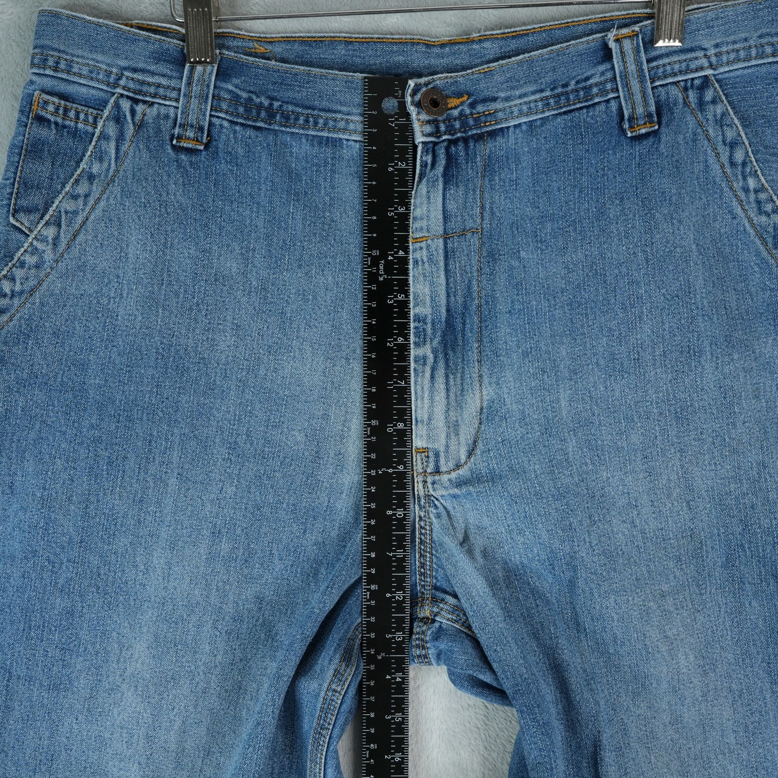Polo Ralph Lauren Vintage Polo Ralph Lauren Carpenter Jean Shorts Mens 36x12 Size US 36 / EU 52 - 7 Thumbnail