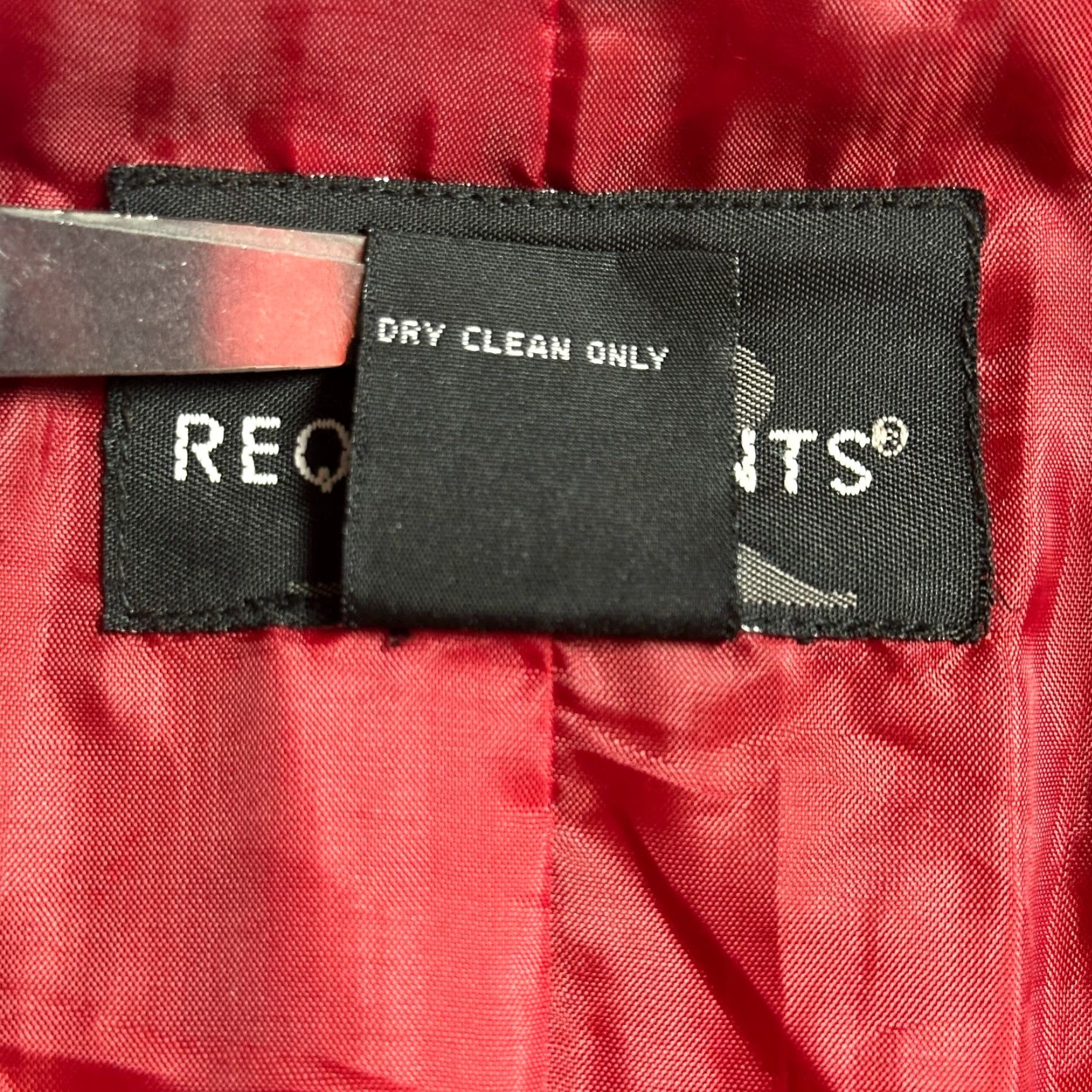 Vintage VINTAGE Requirements Blazer Women 14 Wool Blend Office Classic Tailored 80s 90s Red Women Size XL / US 12-14 / IT 48-50 - 7 Thumbnail
