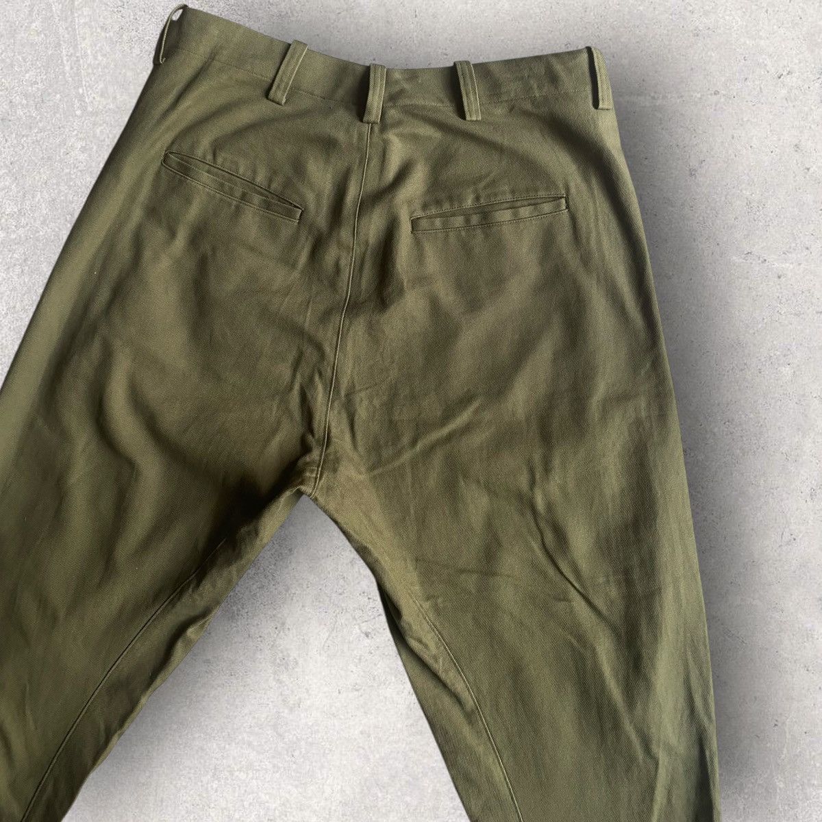 Yohji Yamamoto AW21-22 S’Yte Drop Crotch Military Pants Size US 32 / EU 48 - 6 Thumbnail