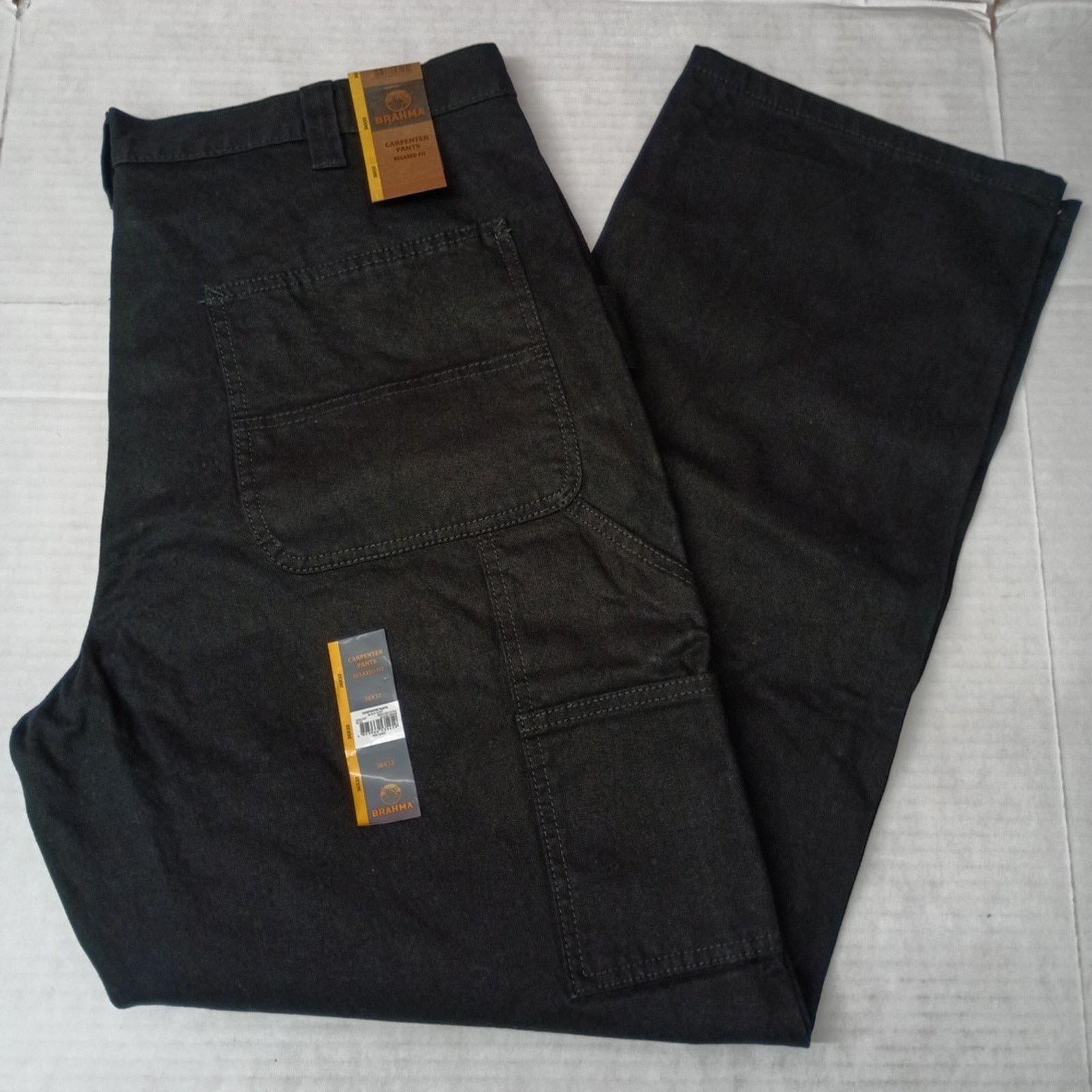 Other Brahma Work Carpenter Pants Men's Size 36x32 Black Relaxed Size US 36 / EU 52 - 1 Thumbnail