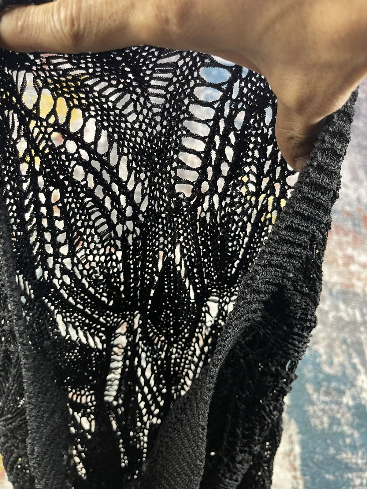 Yoshiyuki Konishi Ficce Diamond Knit Sweater Polo