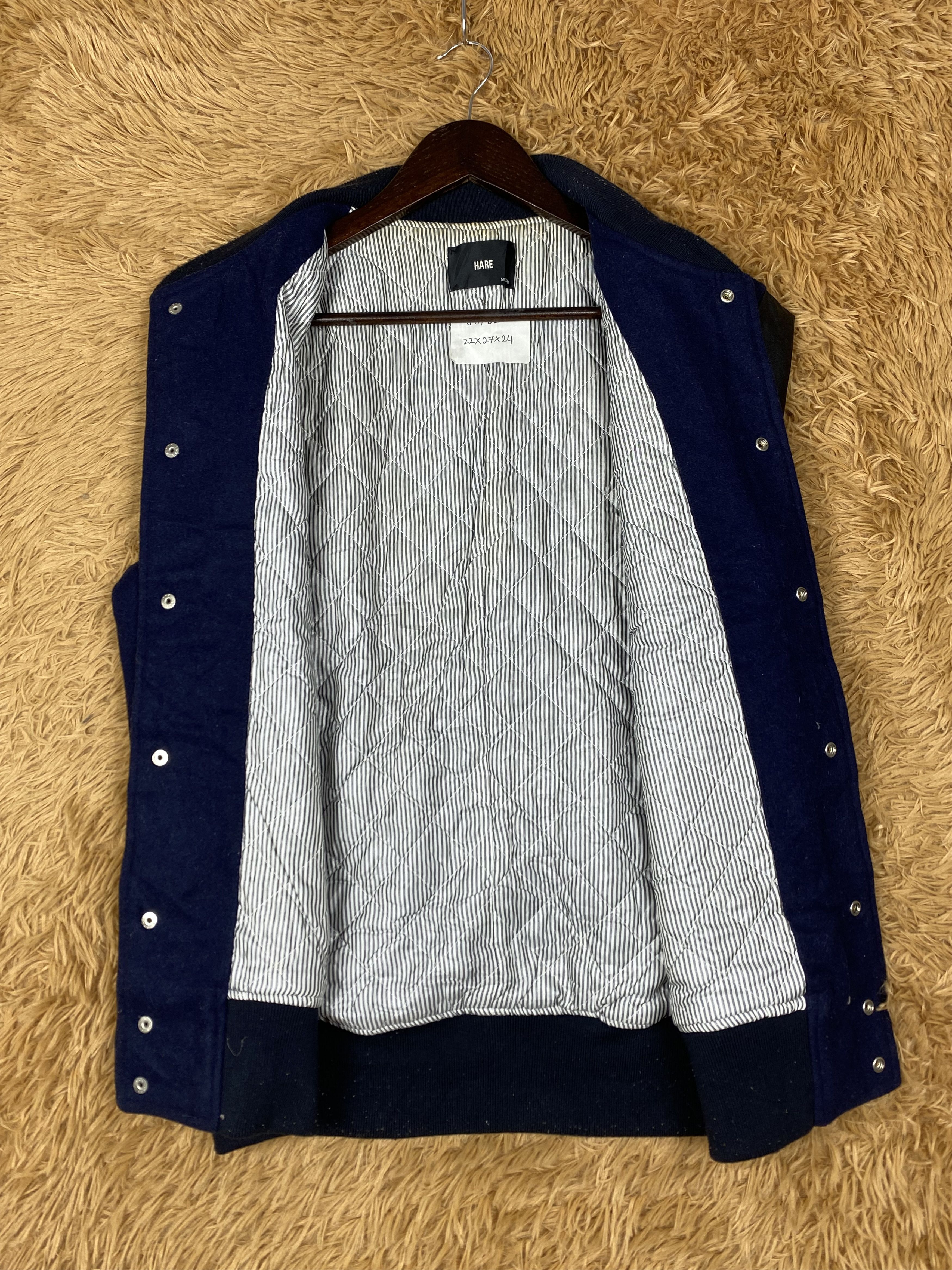HARE Vintage Hare Varsity Jacket DJ0482 Size US L / EU 52-54 / 3 - 6 Thumbnail