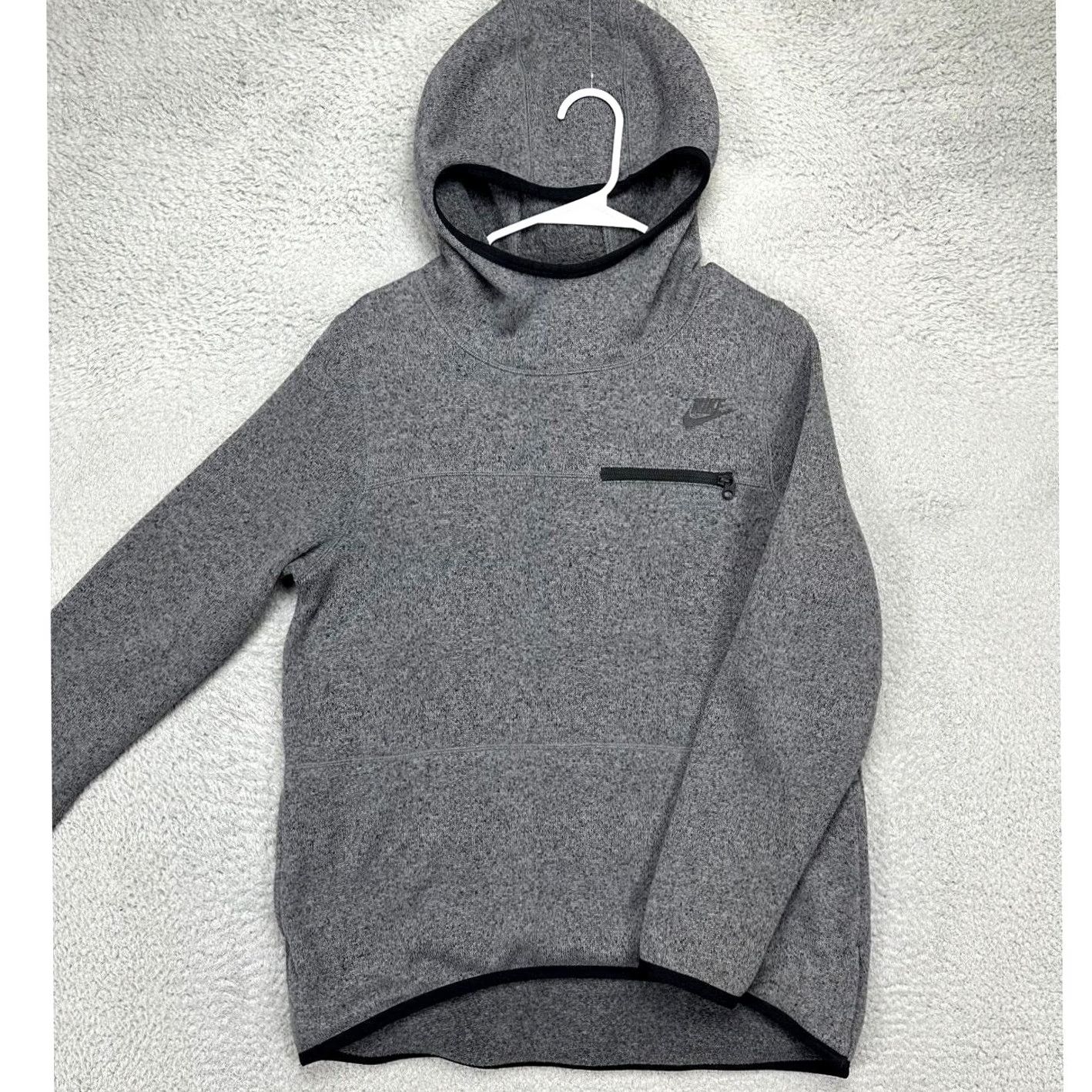 Nike Nike Hoodie Jacket Women Medium Grey Fleece Pullover Athletic Long Sleeve Ladies Size M / US 6-8 / IT 42-44 - 2 Thumbnail
