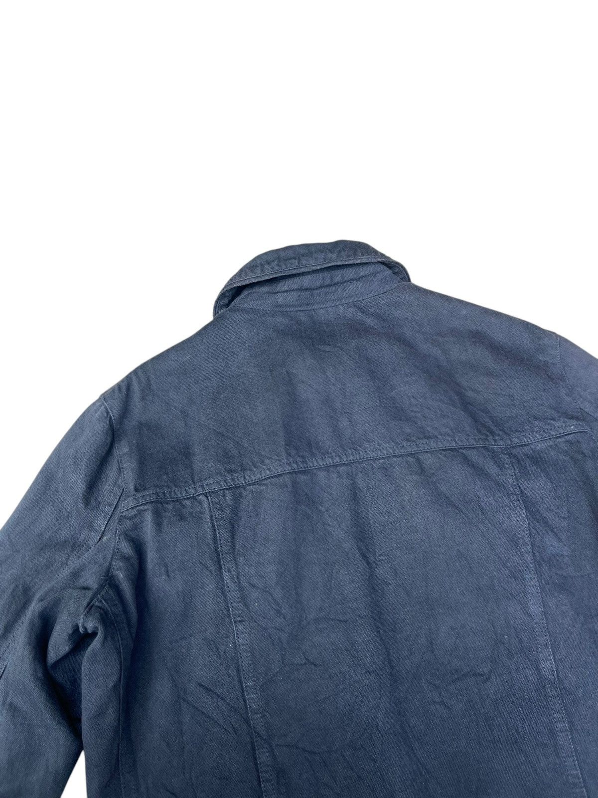 Japanese Brand PARANOID Japan RiRi Zip Quilted Lined Trucker Denim Jacket Size US M / EU 48-50 / 2 - 19 Thumbnail