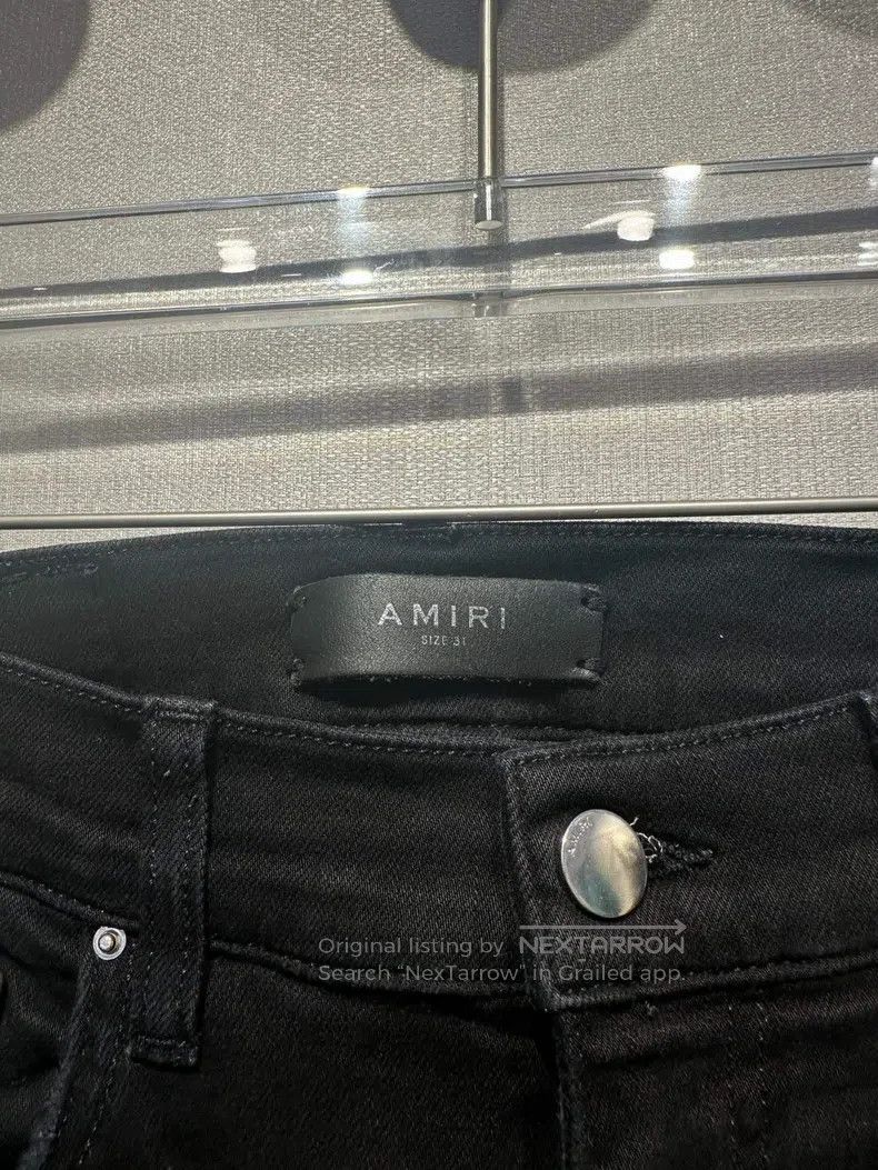 Amiri Amiri Size 31 Black Diamond jeans Size US 31 - 3 Thumbnail