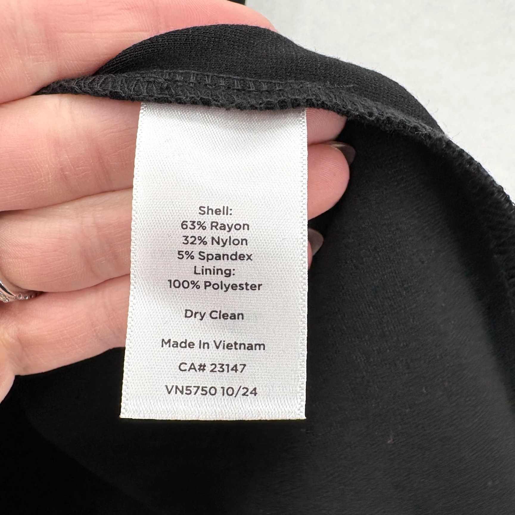 Talbots Talbots Dress Womens 12P Black Sleeveless Fit & Flare Knit Midi Work Career NWT Size XL / US 12-14 / IT 48-50 - 5 Thumbnail