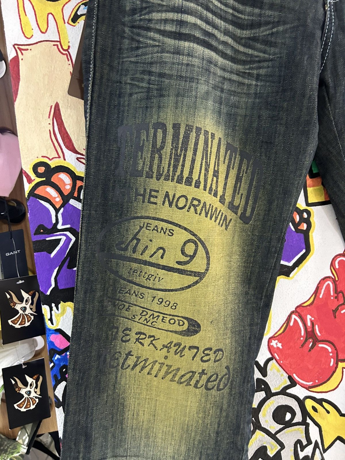 Vintage Brand New Cool Y2K Jeans Size US 36 / EU 52 - 3 Thumbnail