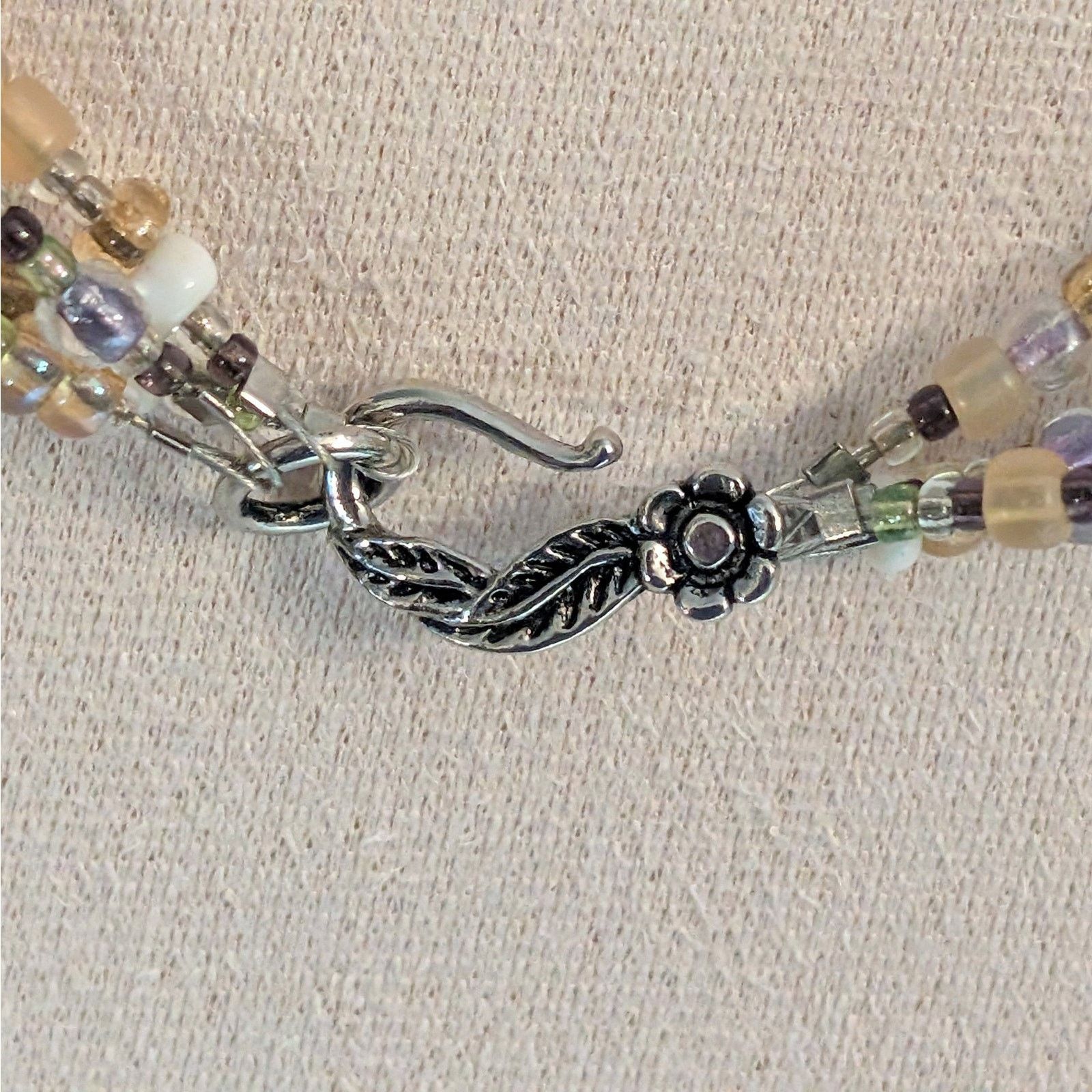 Vintage VTG 1980s 20" Layered Beaded MOP Disc Pendant Necklace Set Size ONE SIZE - 5 Thumbnail